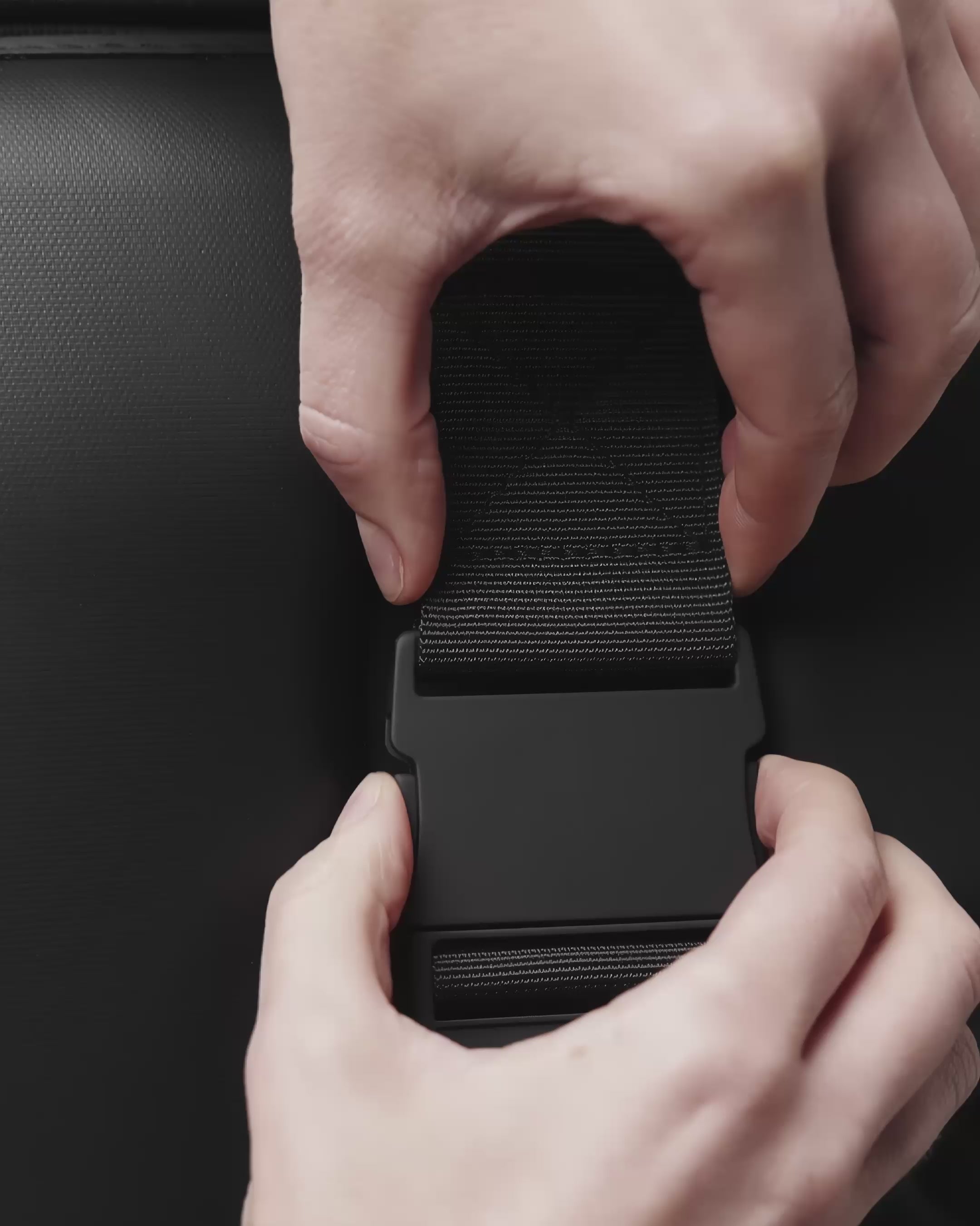 Secure front buckle