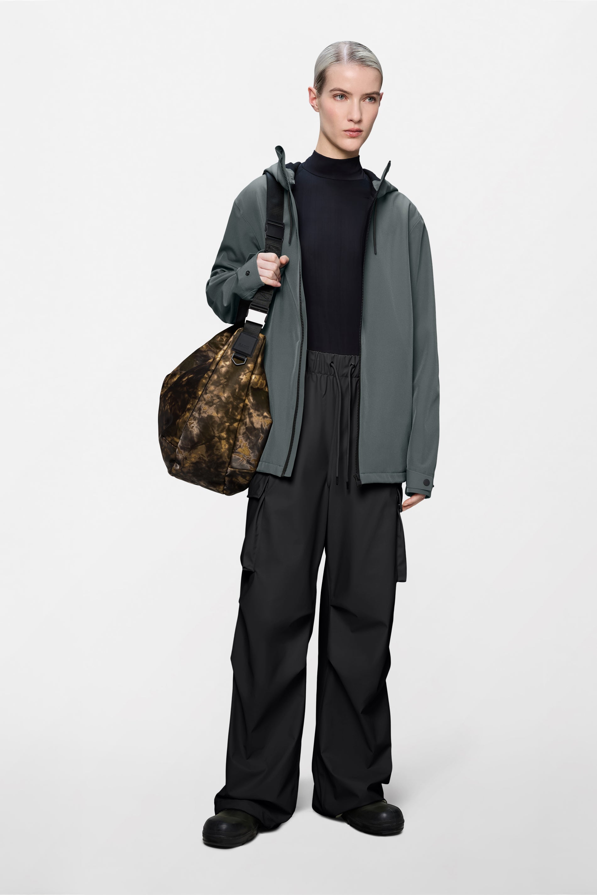 RAINS Suva Softshell Jacket Dark Grey Jacket