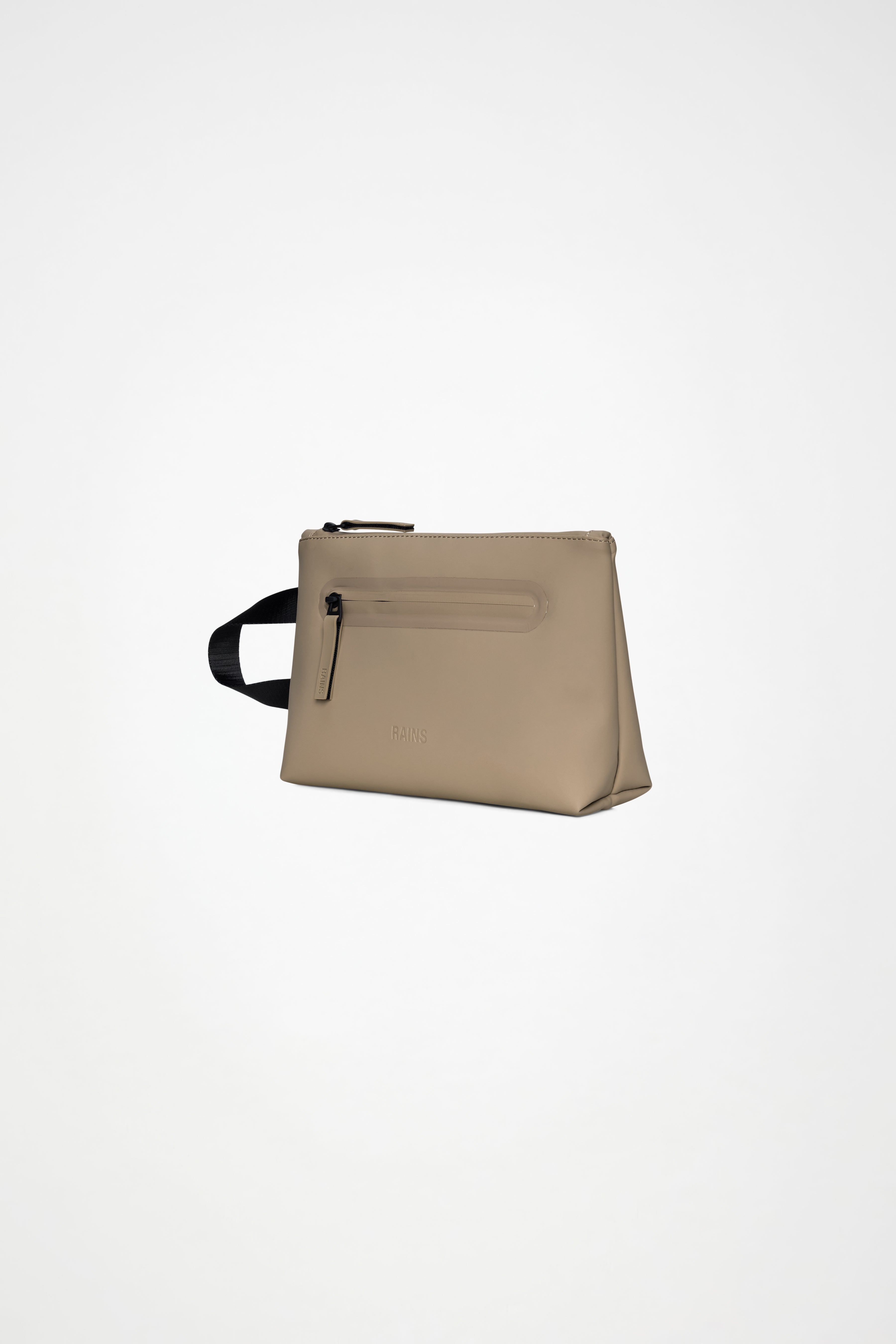 RAINS 2 Zip Cosmetic Bag Large Beige 3.50L H17 x D8 x W25 cm Wash Bag