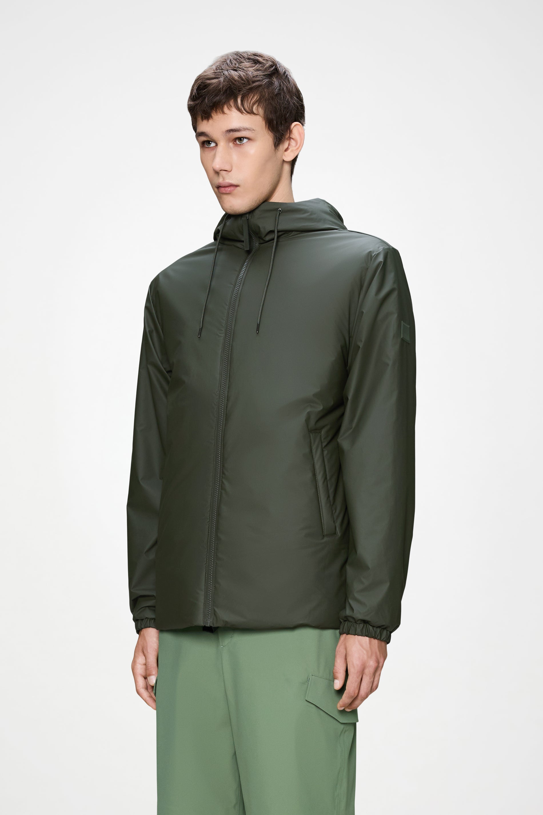 RAINS Lohja Insulated Jacket Green Jacket