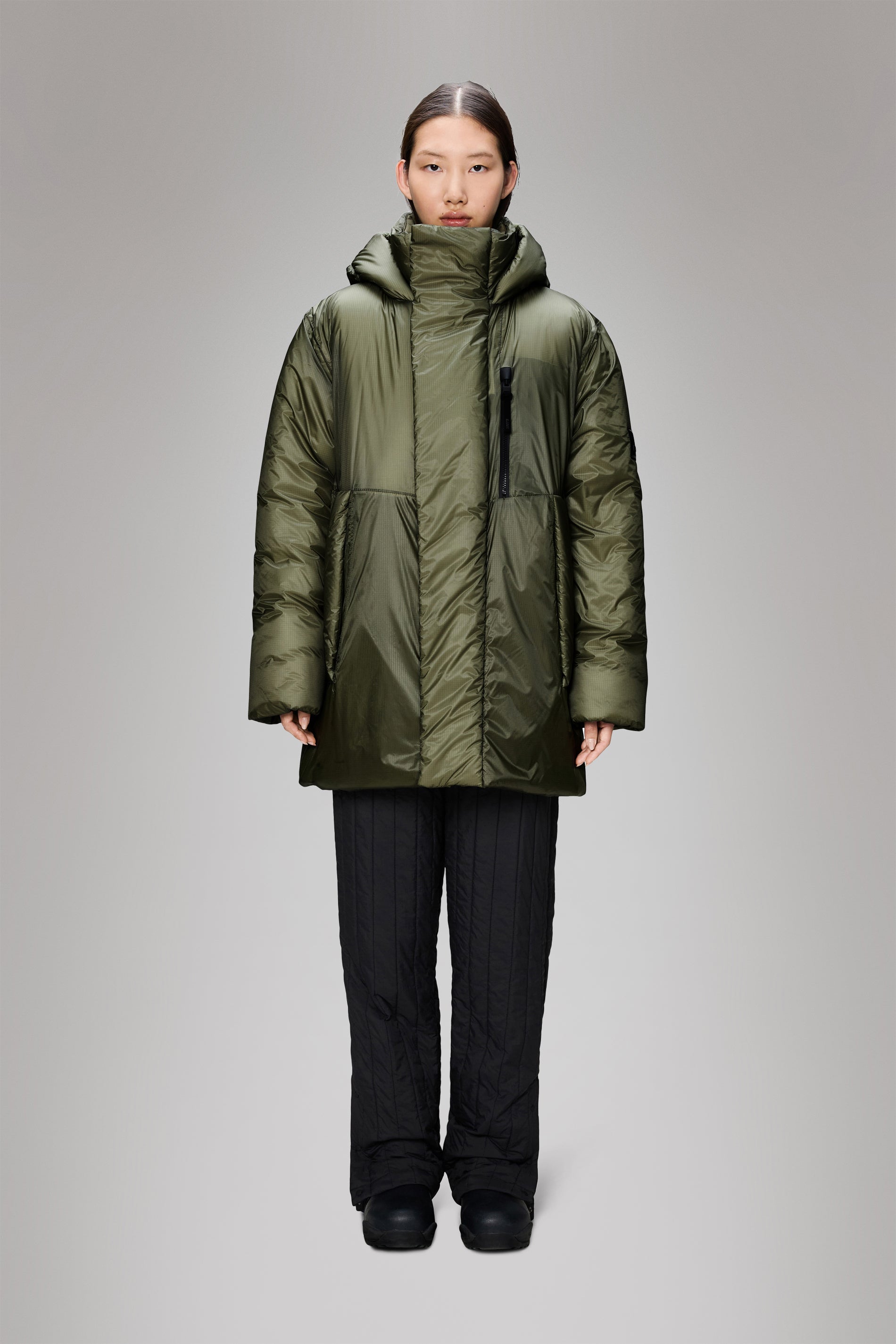 Rains Torna Insulated Long Jacket Marsh Jacket