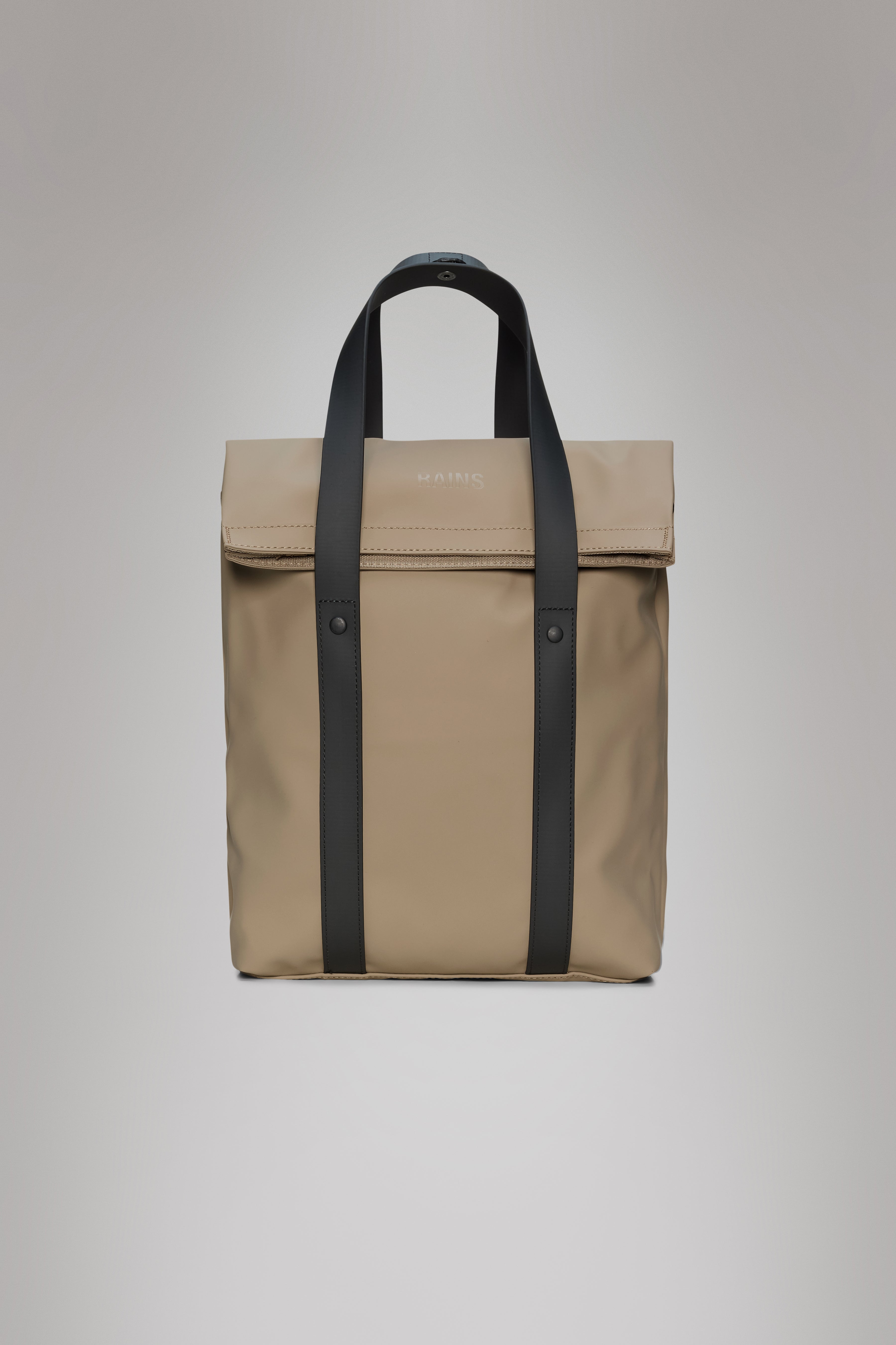 Rains 2 Way Tote Backpack Mini Beige 8L H35.50 x D9 x W25 cm Backpack