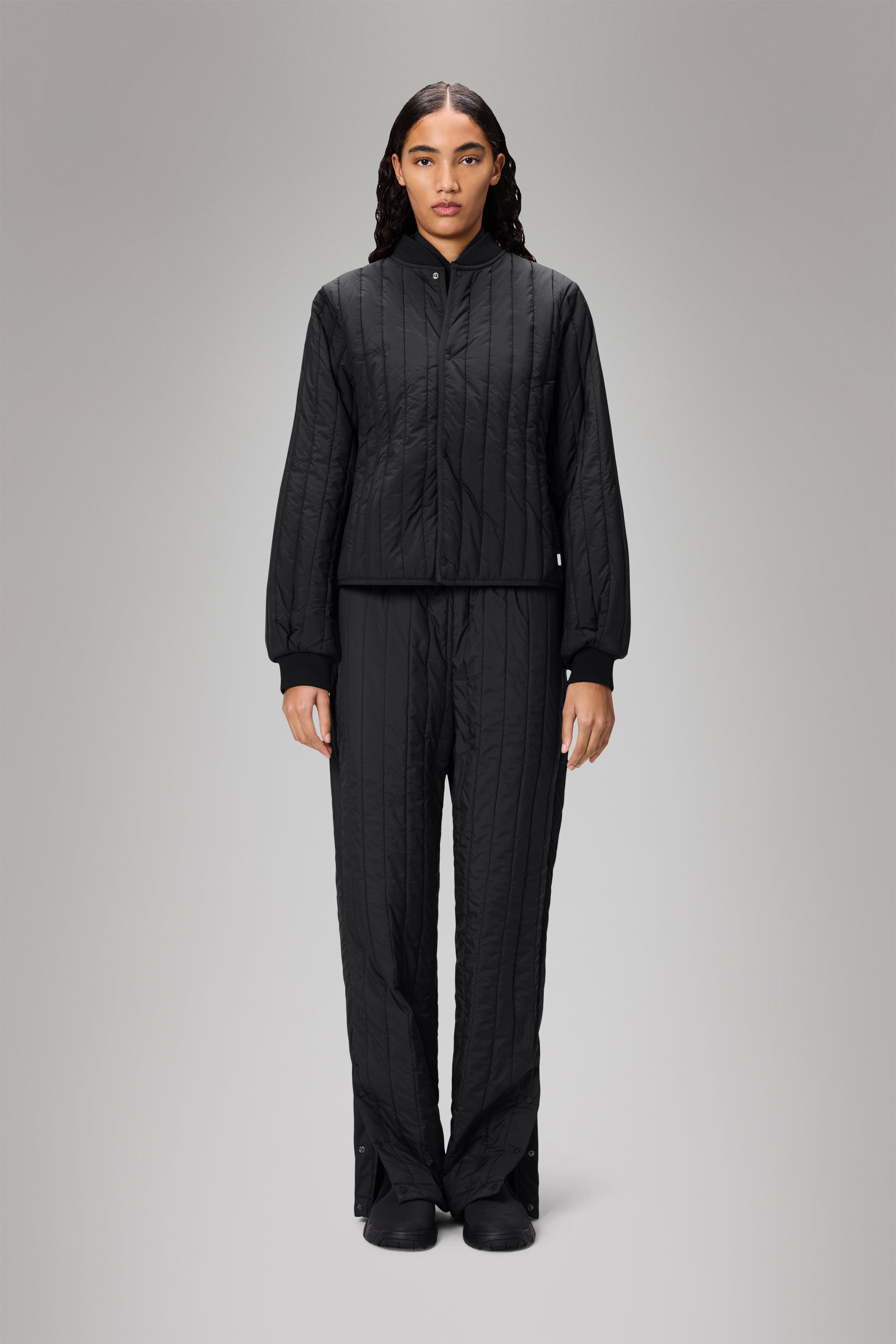 RAINS Banja Liner Bomber W Jacket Black Jacket