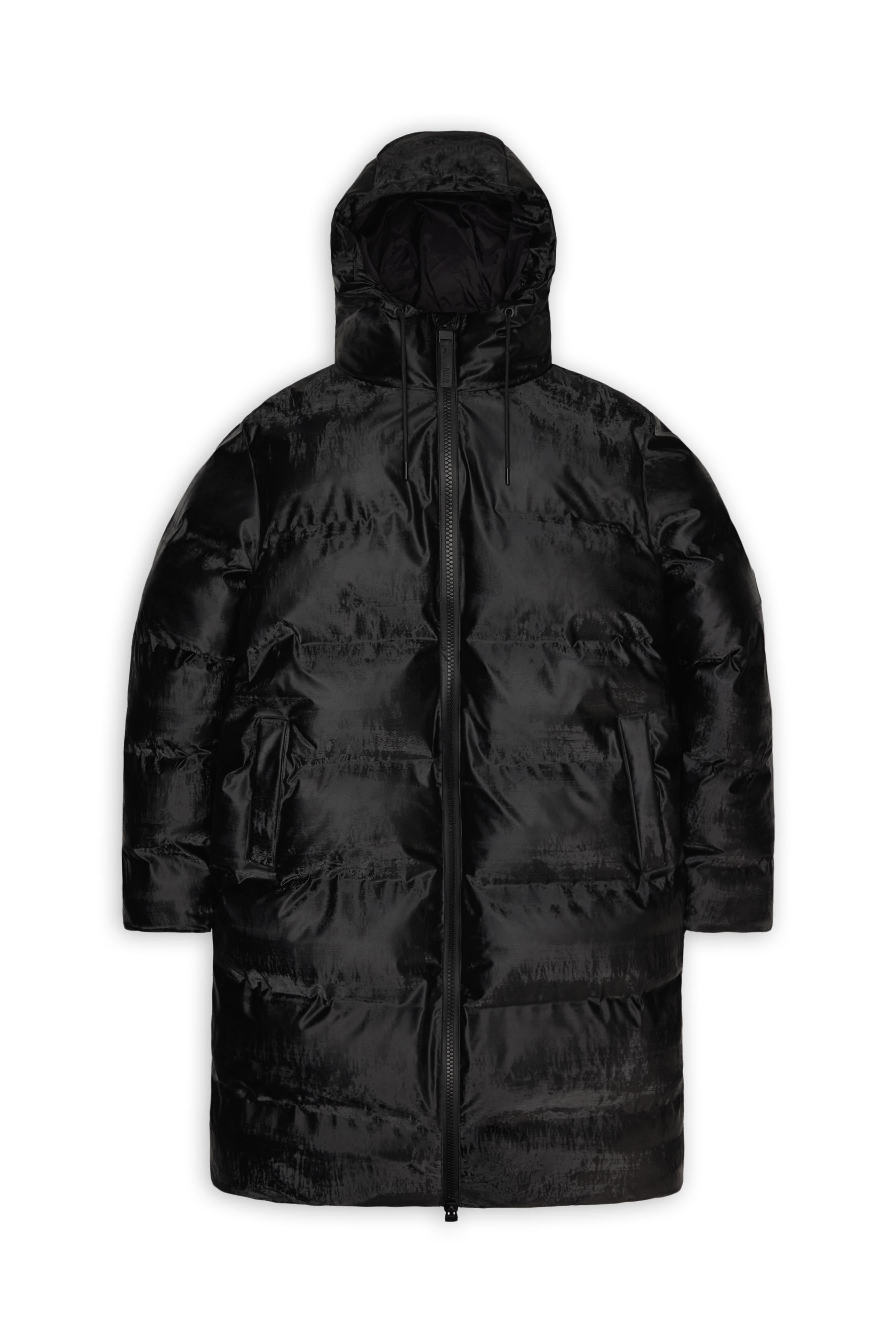 RAINS Alta Longer Puffer Jacket Coal Jacket