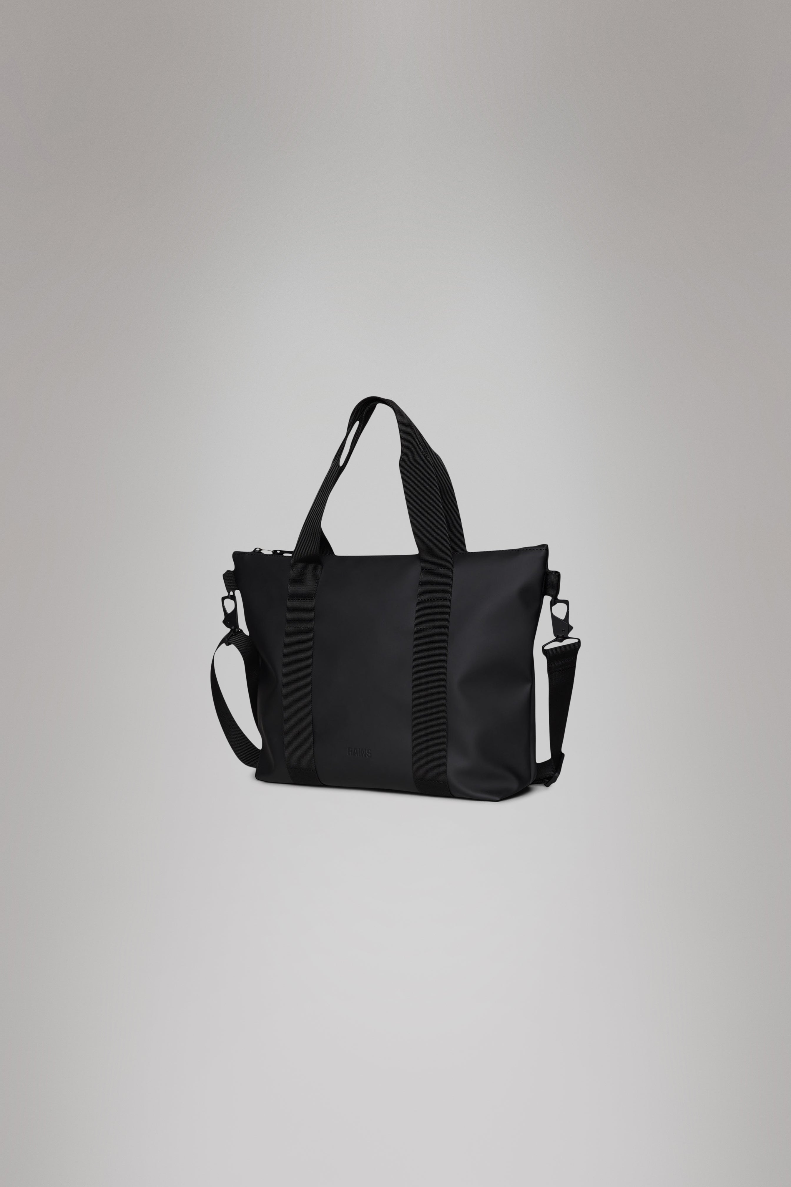 RAINS Tote Bag Micro Black 7.50L H28 x D10 x W32 cm Tote