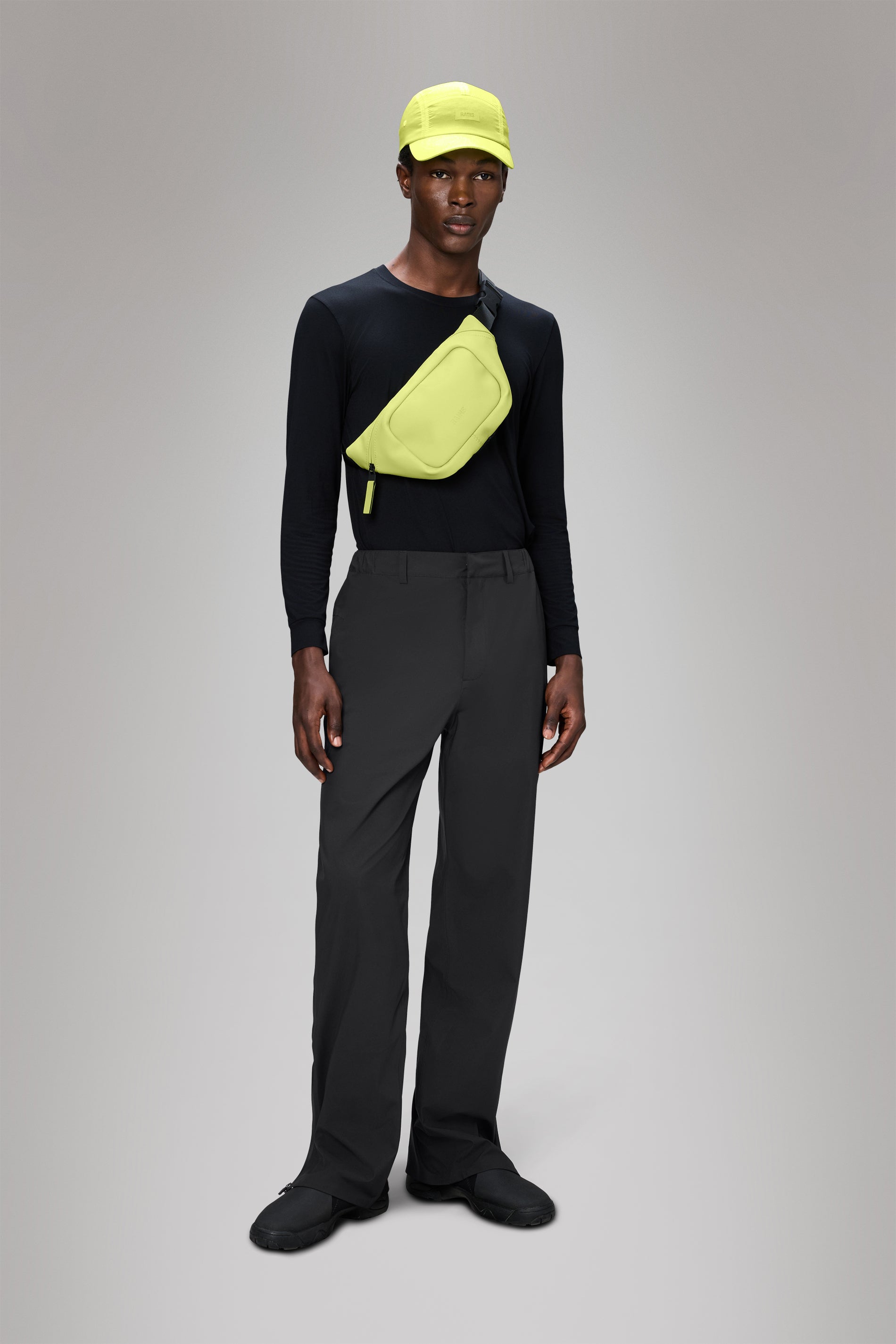 RAINS Suva Hardshell Pants Regular Black Pants