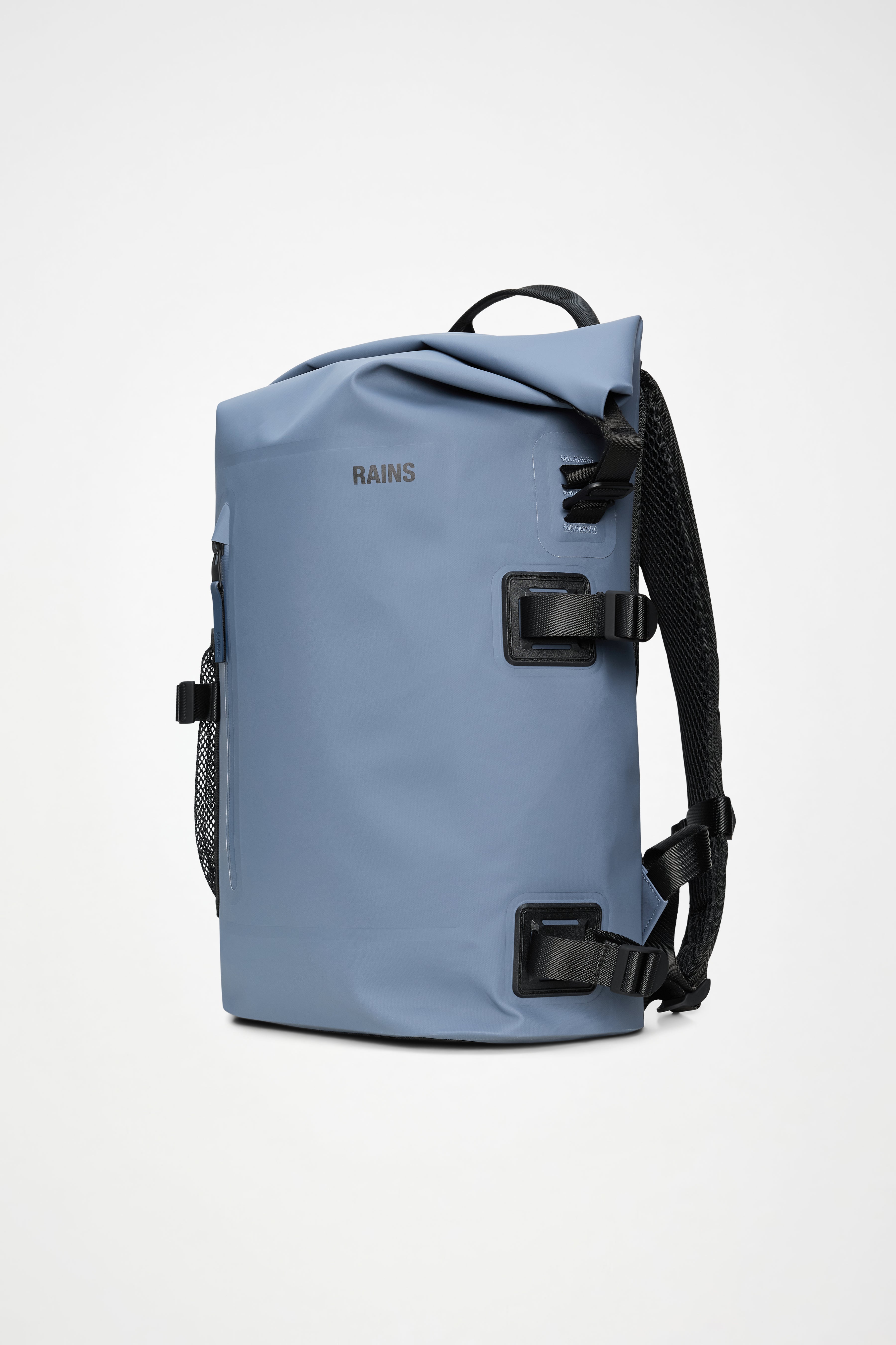 RAINS Deepwater Rolltop Rucksack Large Blue Dusk 31L H46 x D16 x W32 cm Backpack