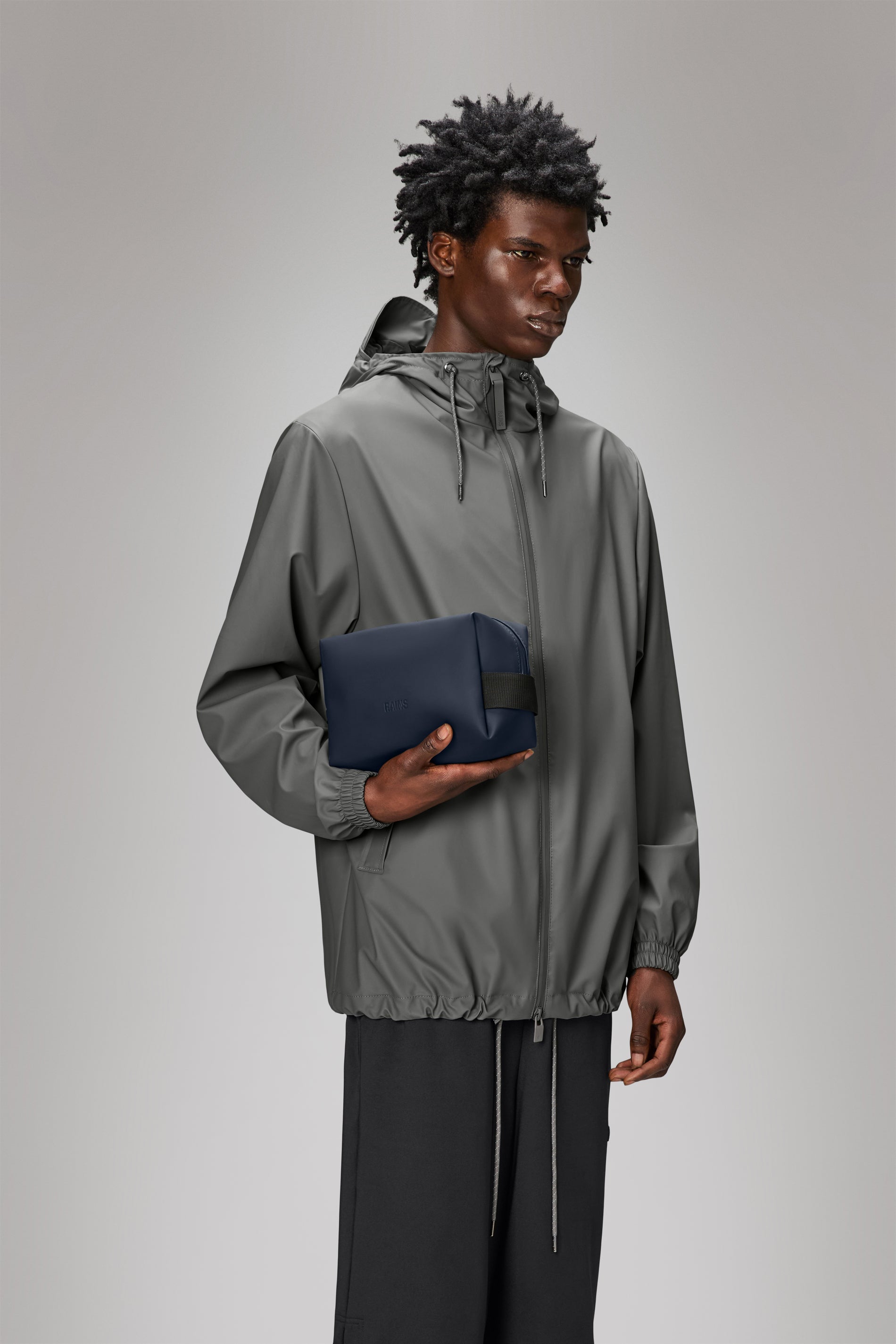 Rains Wash Bag Small - Black