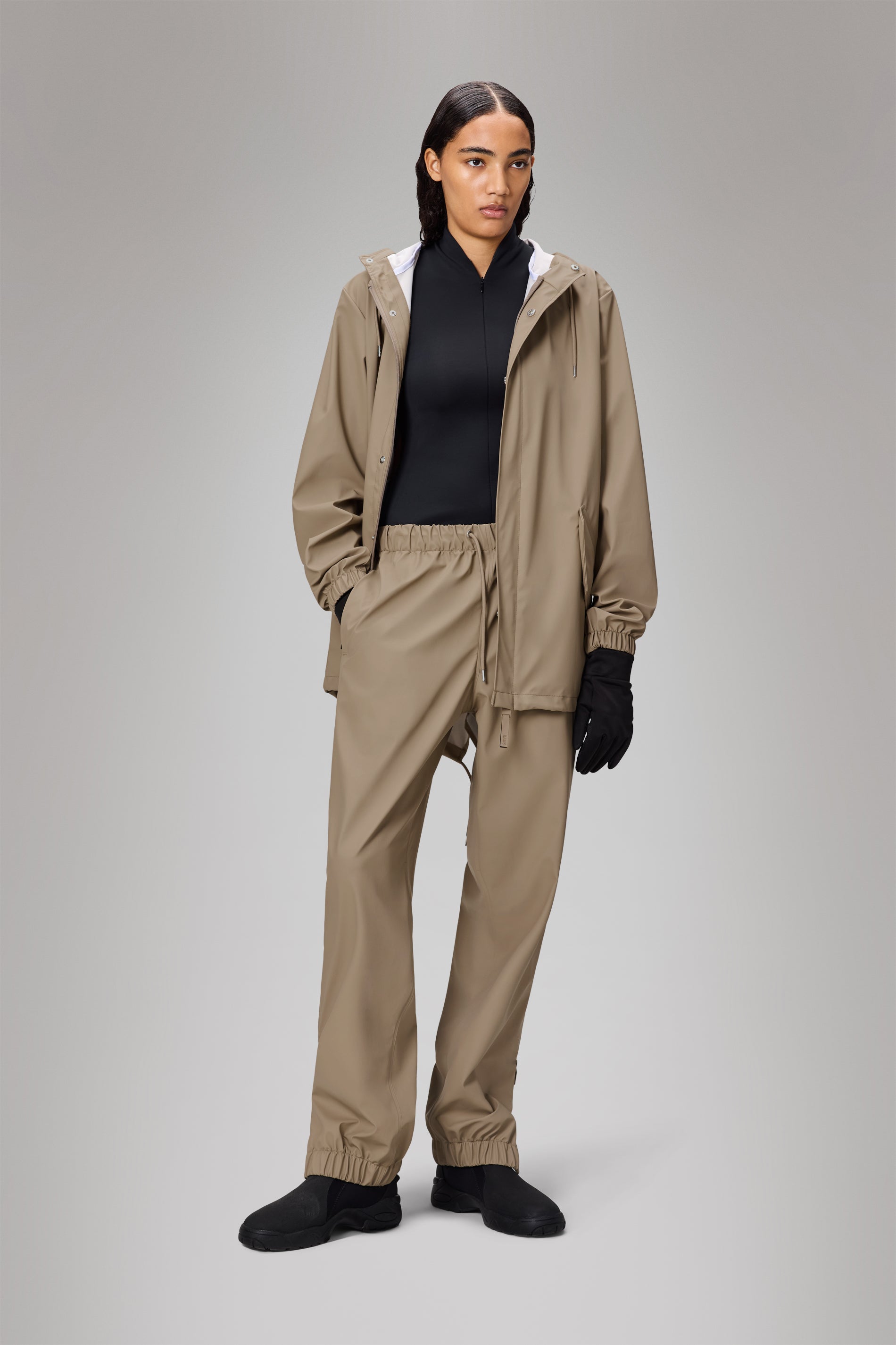 RAINS Rain Pants Regular Beige Pants