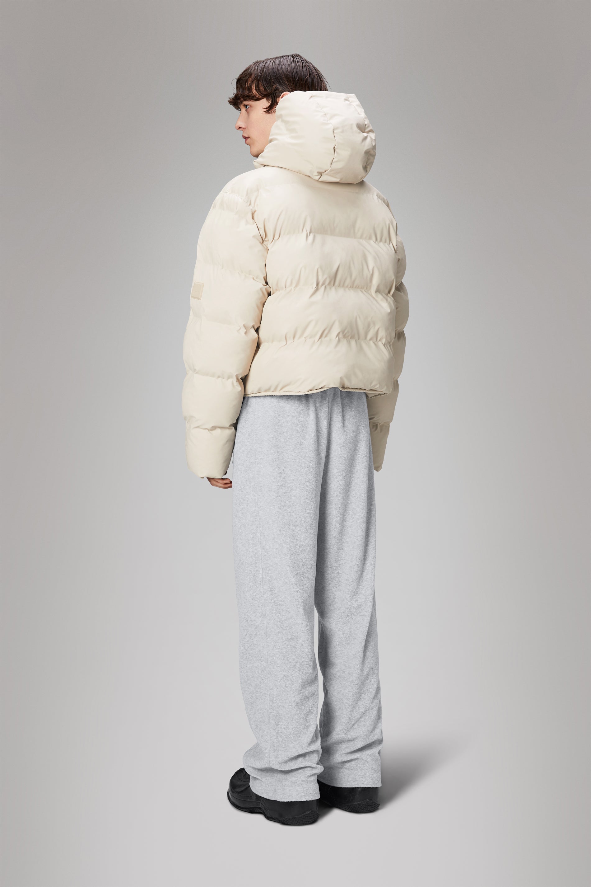 RAINS Alta Short Puffer Jacket Dune Jacket