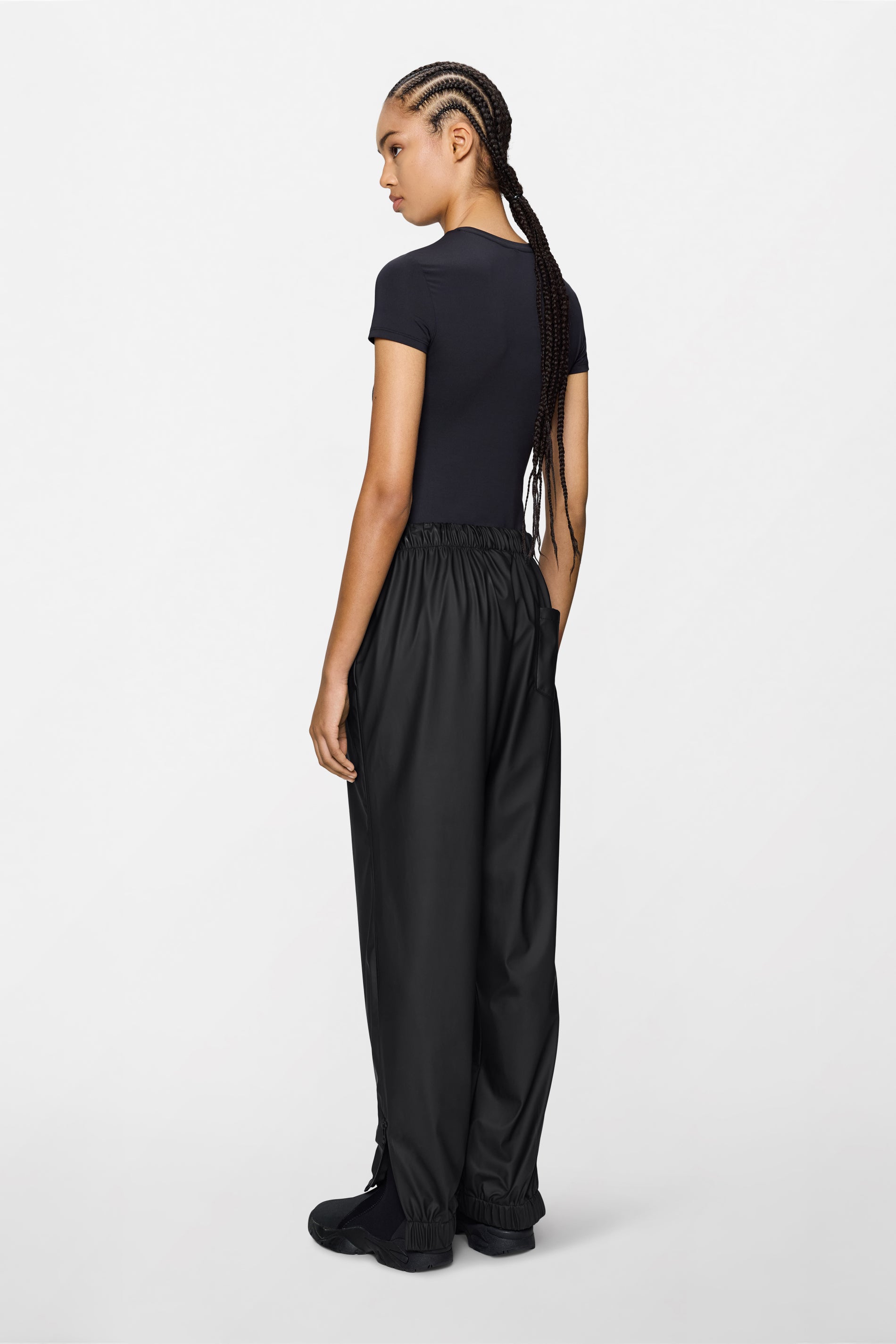 RAINS Rain Pants Regular Black Pants