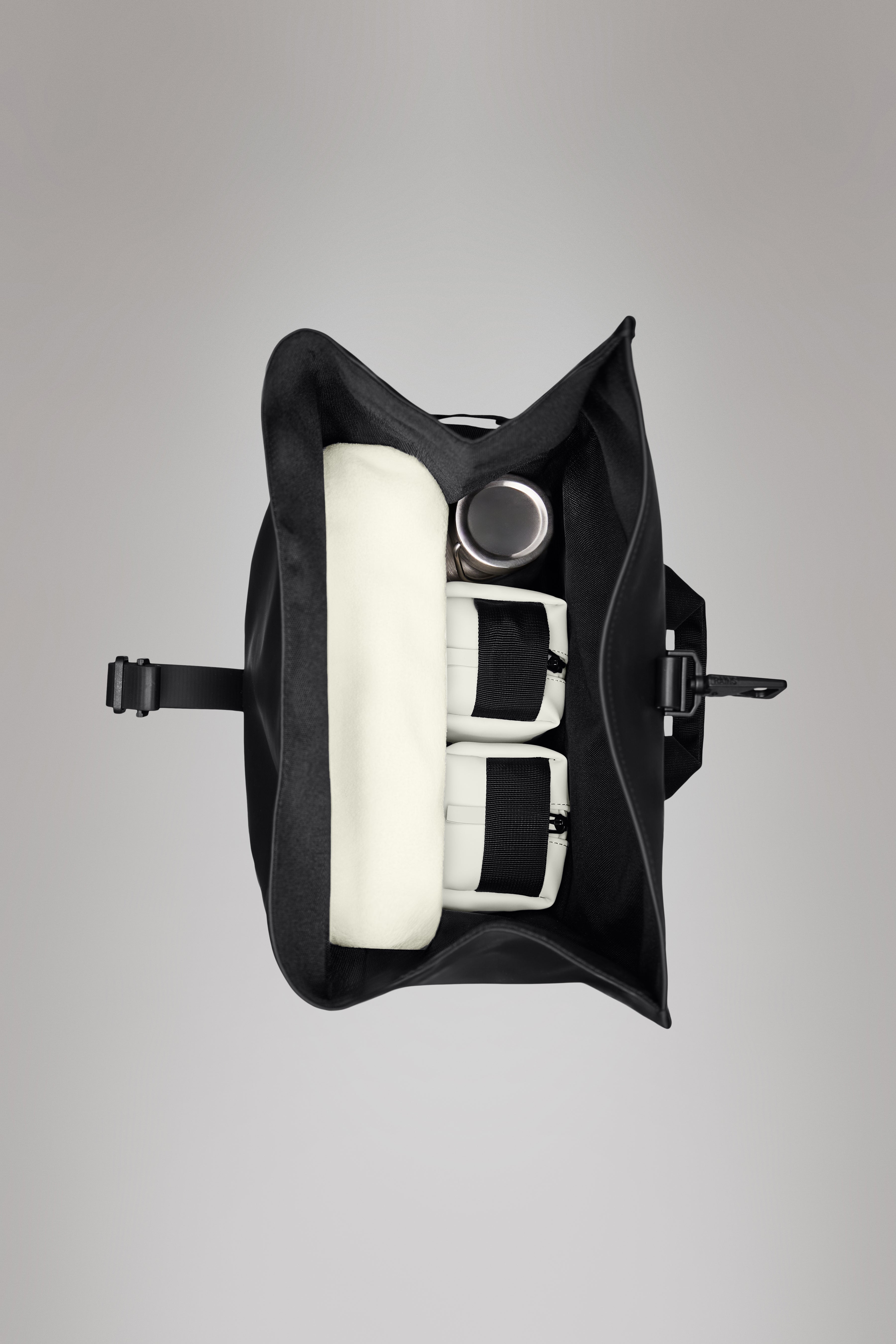 RAINS Rolltop Rucksack Large Blur Backpack