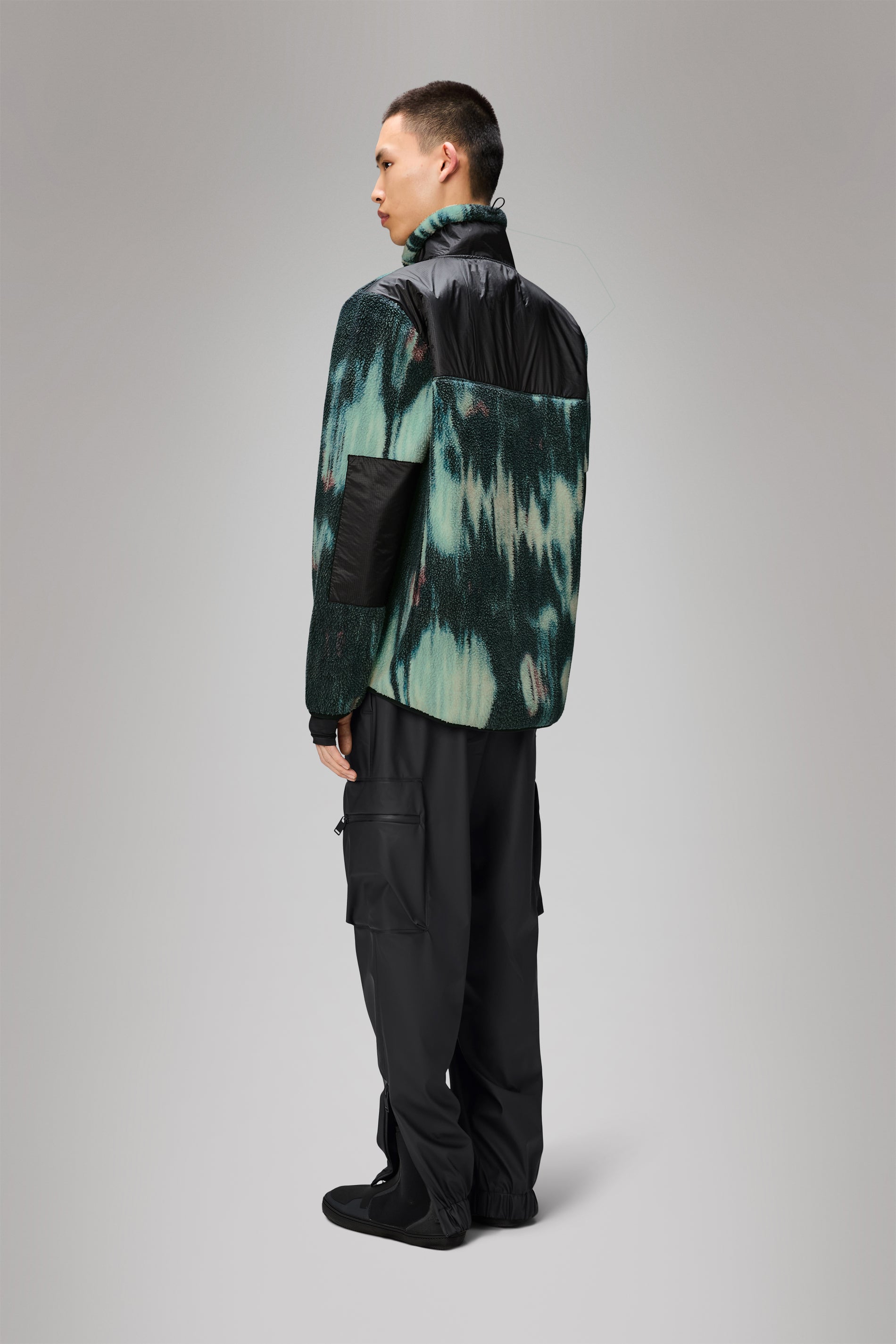 Rains Yermo Fleece Jacket Blur Jacket