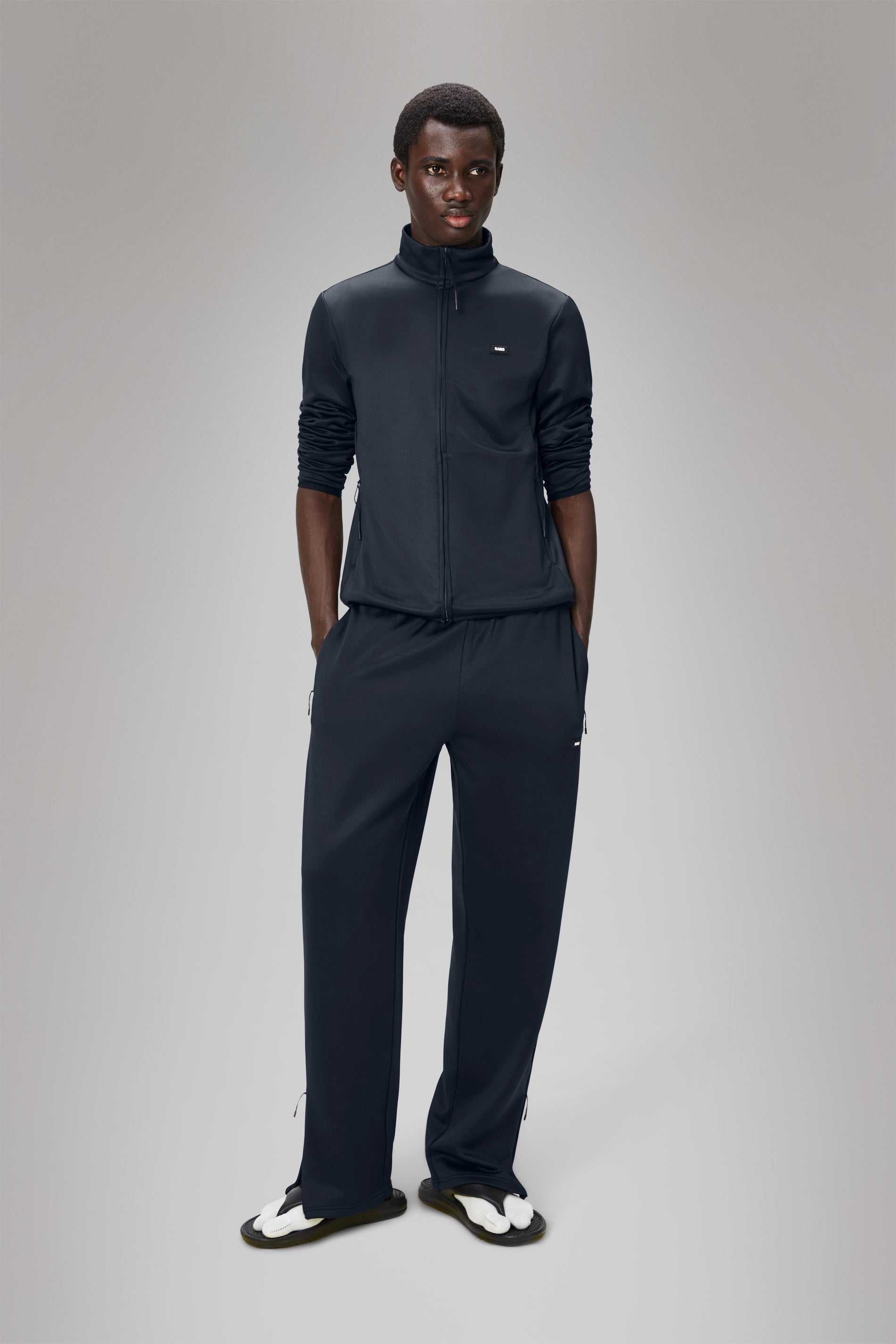 RAINS Sintra Fleece Pants Regular Navy Pants