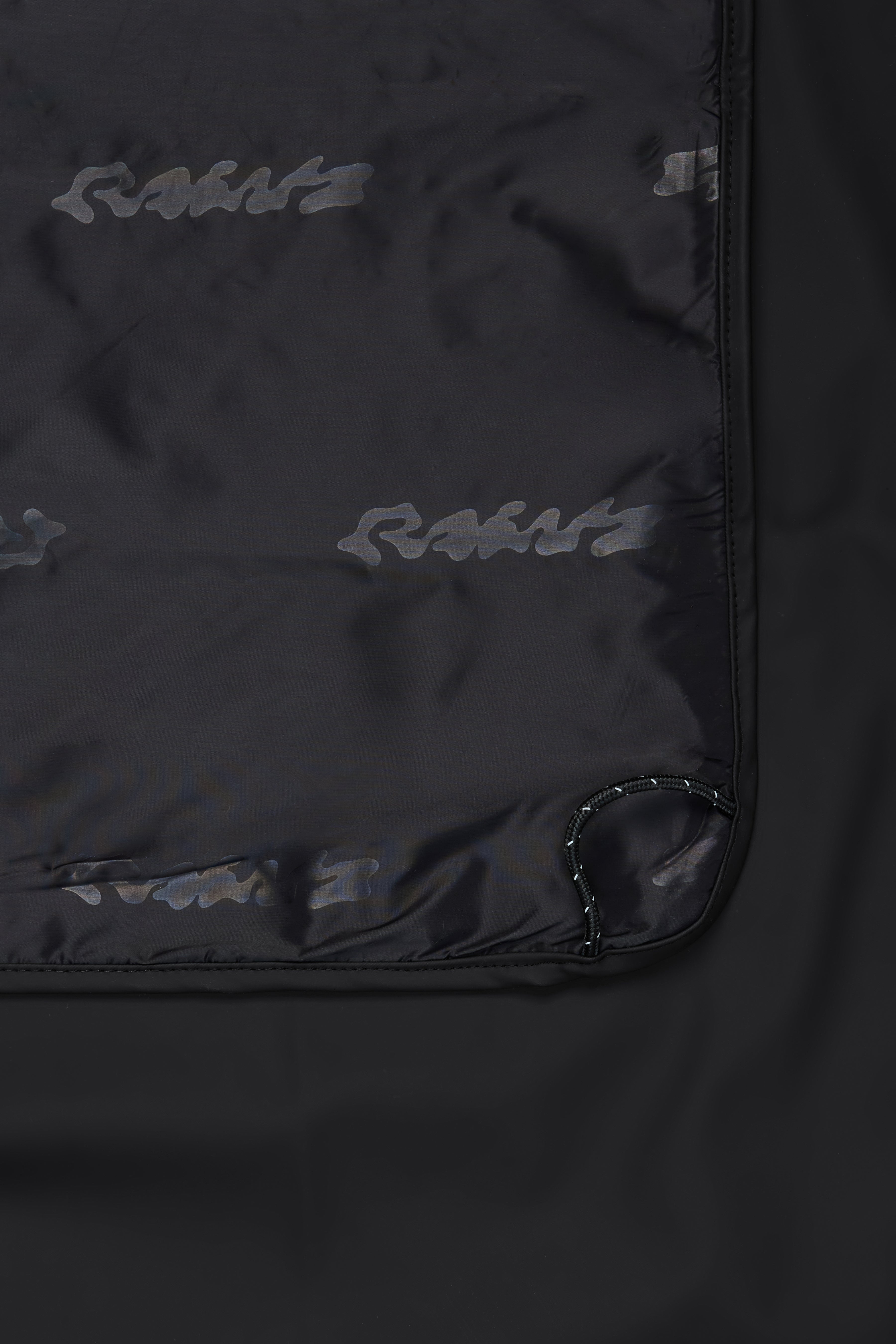 RAINS Picnic Blanket Black Picnic Blanket