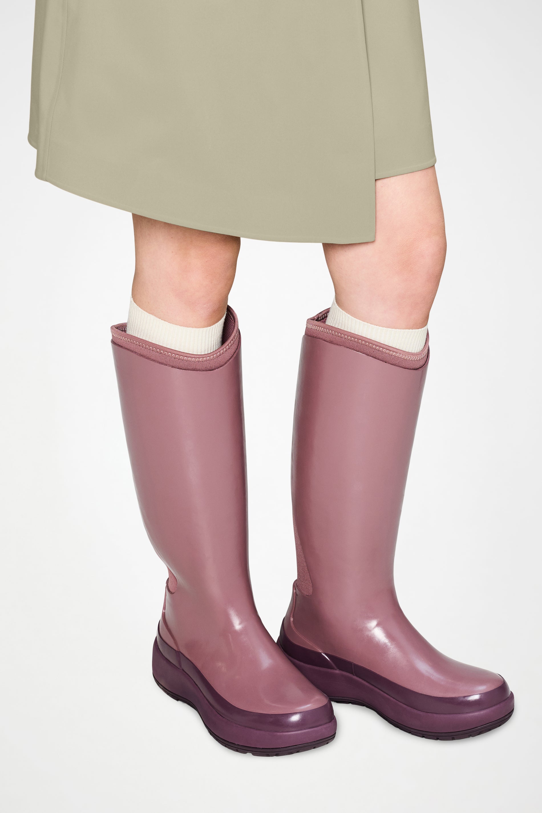 RAINS The Dry Boot W High Tempt Gloss Boot