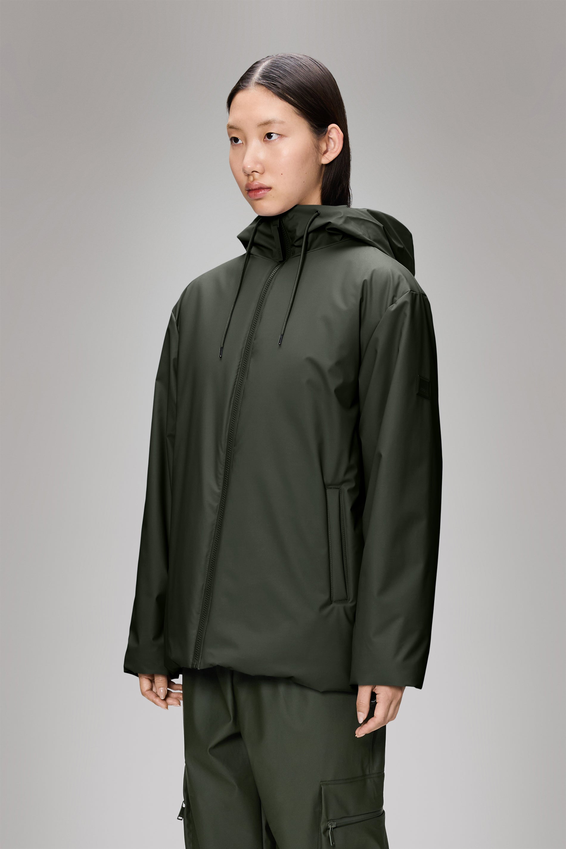 RAINS Lohja Insulated Jacket Green Jacket