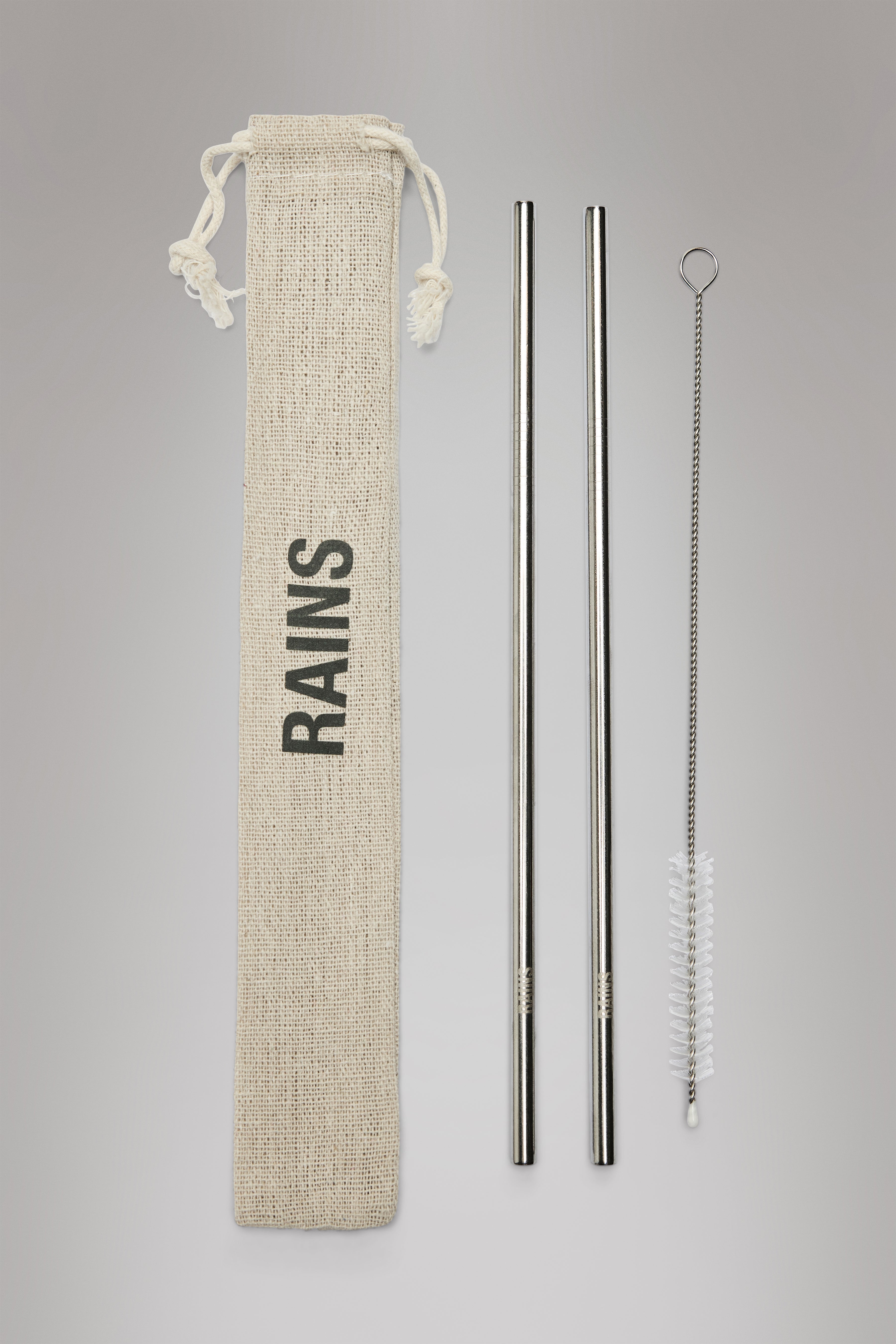 RAINS Stainless Steel Straws Steel BWP