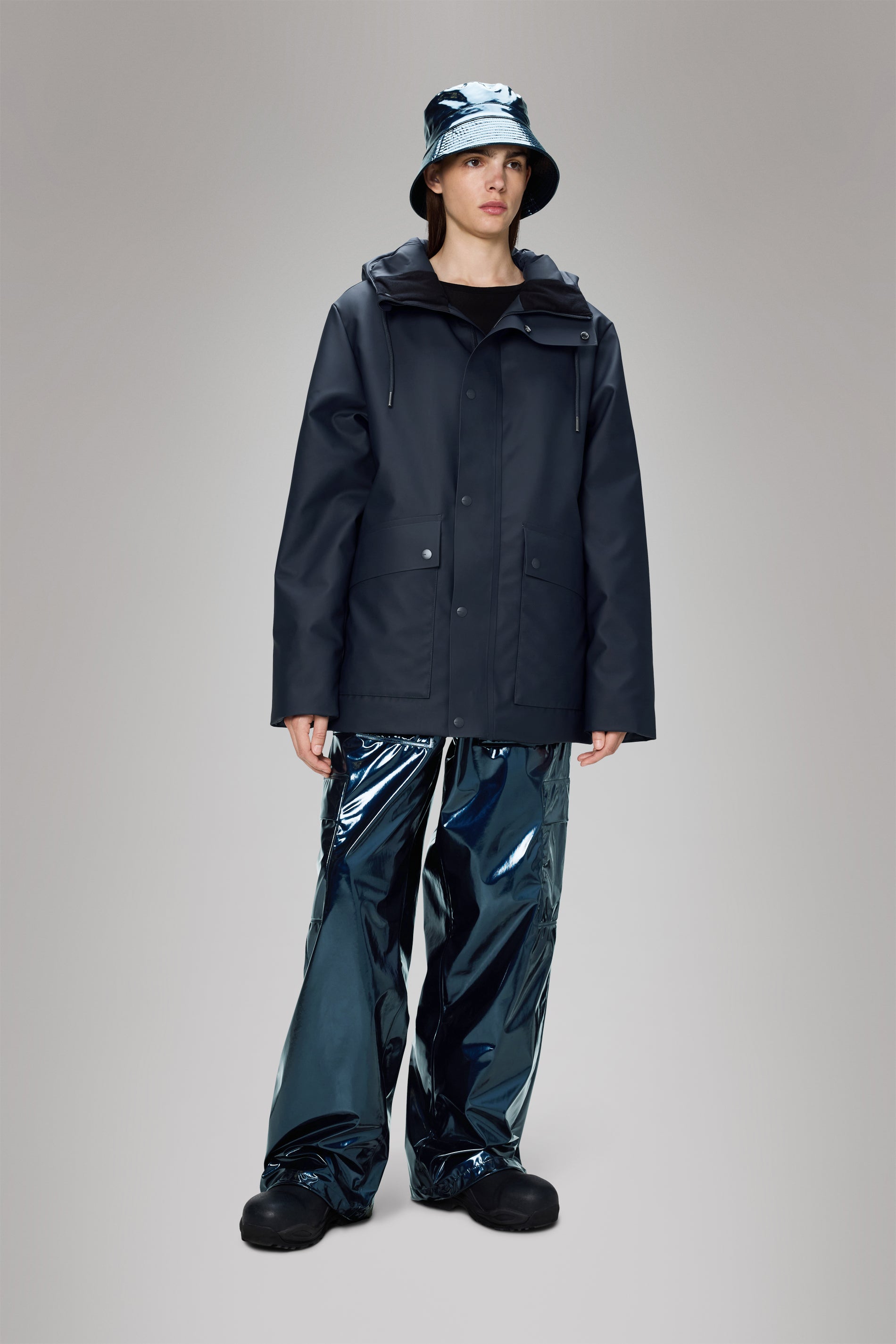 RAINS Nome Parka Navy Jacket