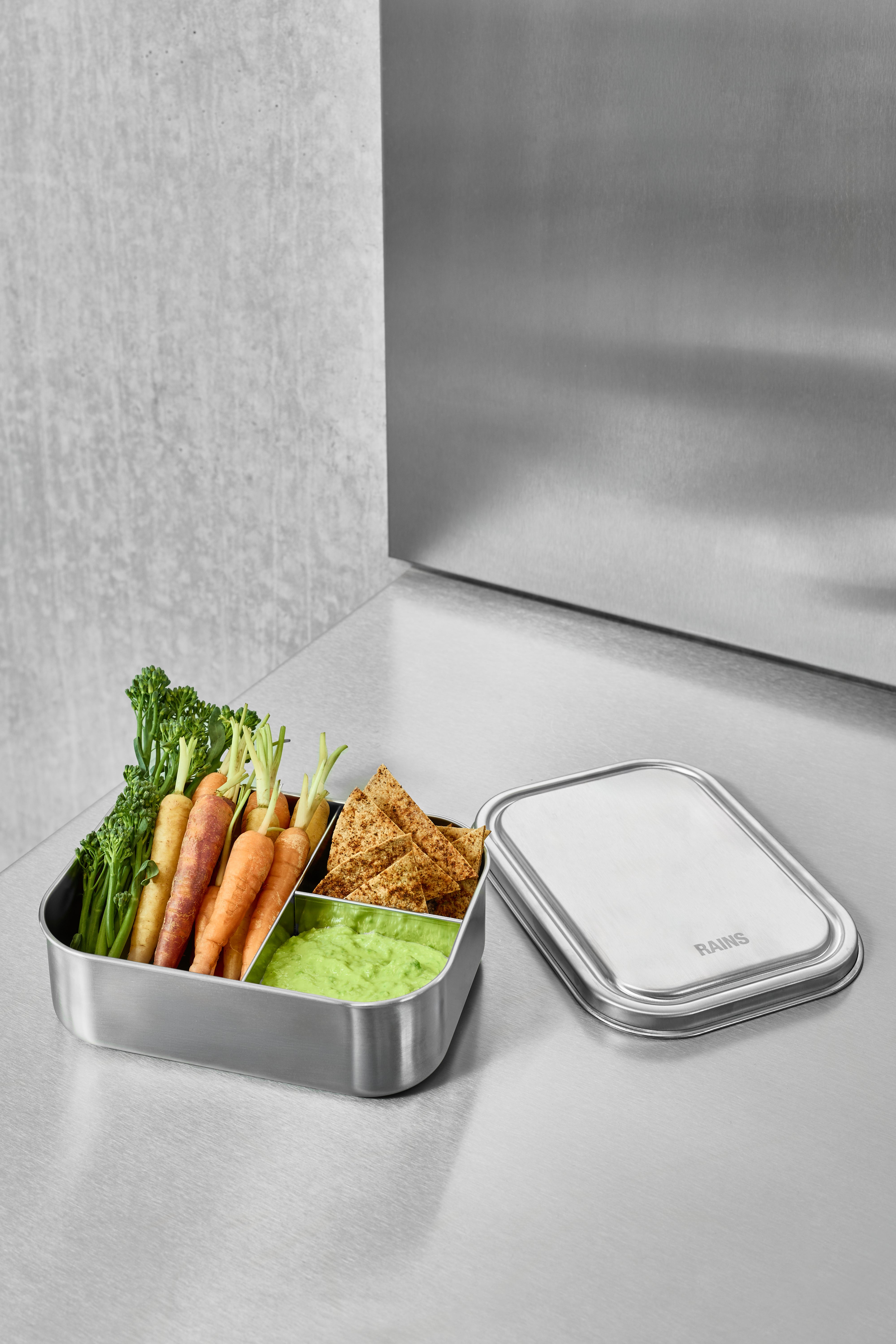 RAINS Lunch Box Steel Lunch Box