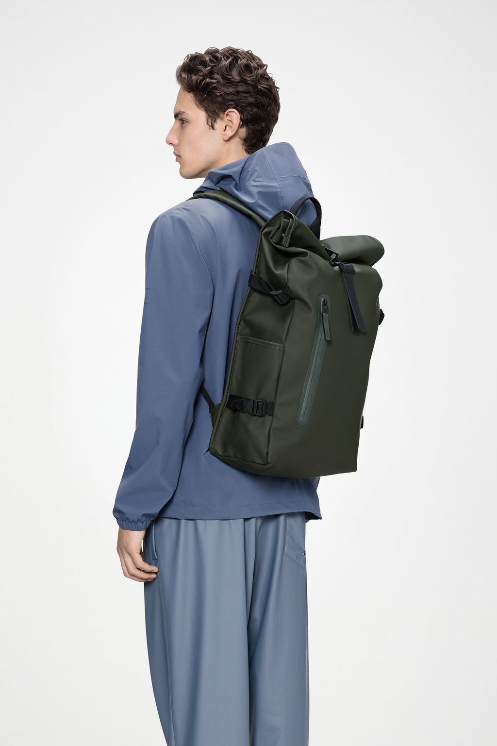 Rains® Rolltop Rucksack Large in Black for £139