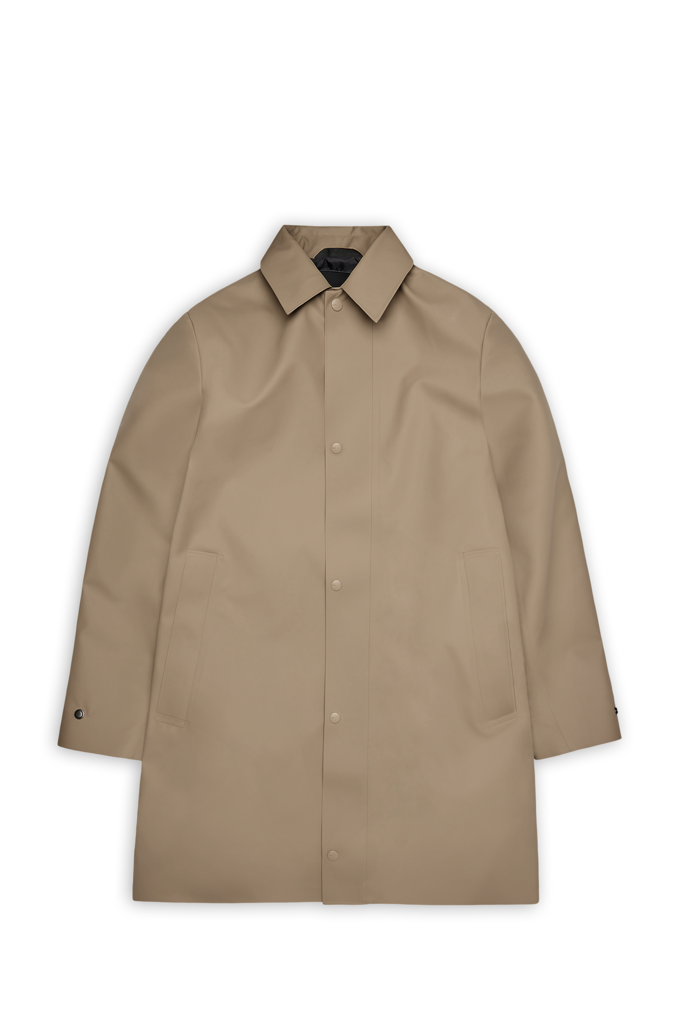 RAINS Nara Long Jacket Beige Jacket