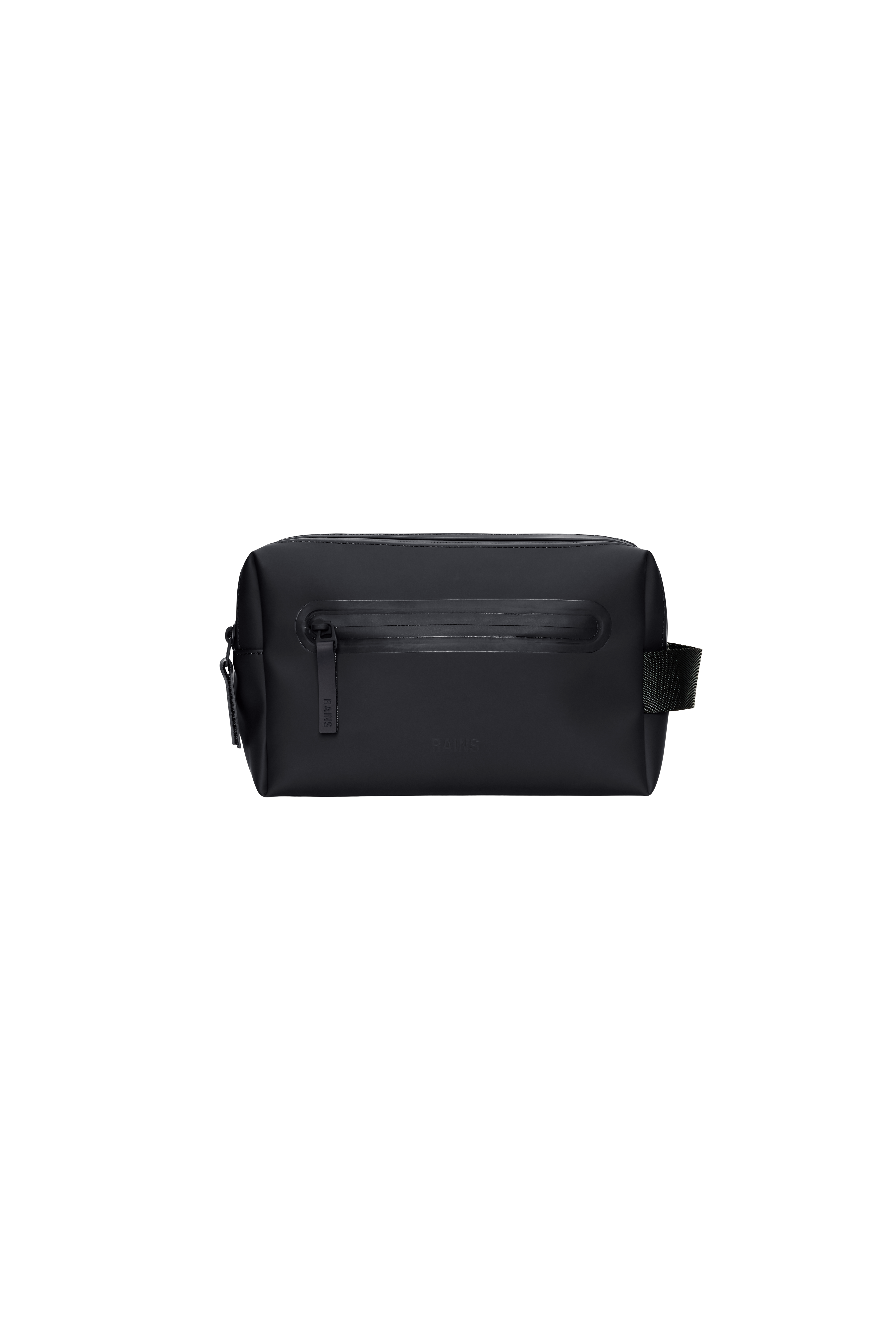 RAINS 2 Zip Wash Bag Black Wash Bag