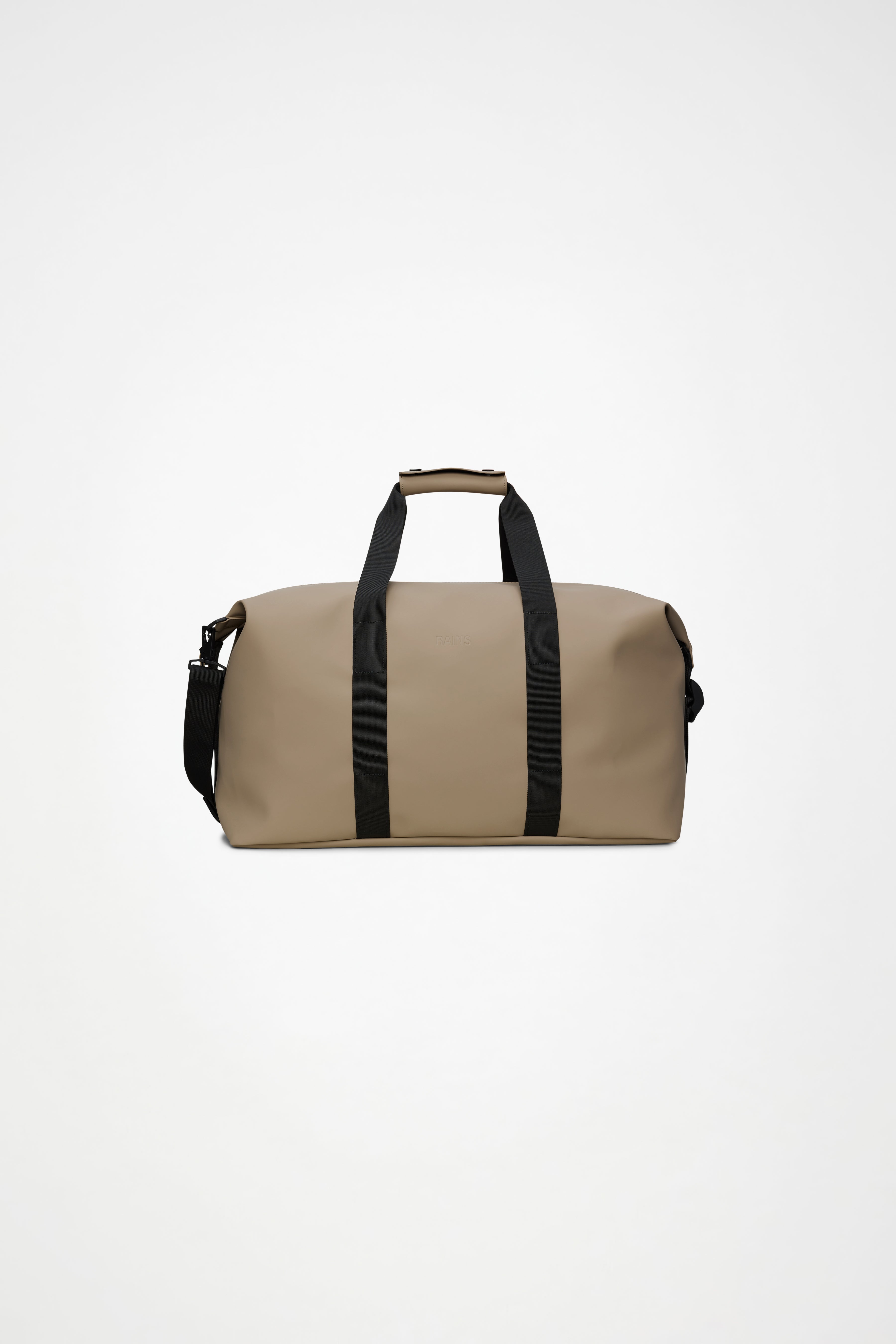 RAINS Hilo Weekend Bag Beige 36L H27 x D26 x W52 cm Weekender