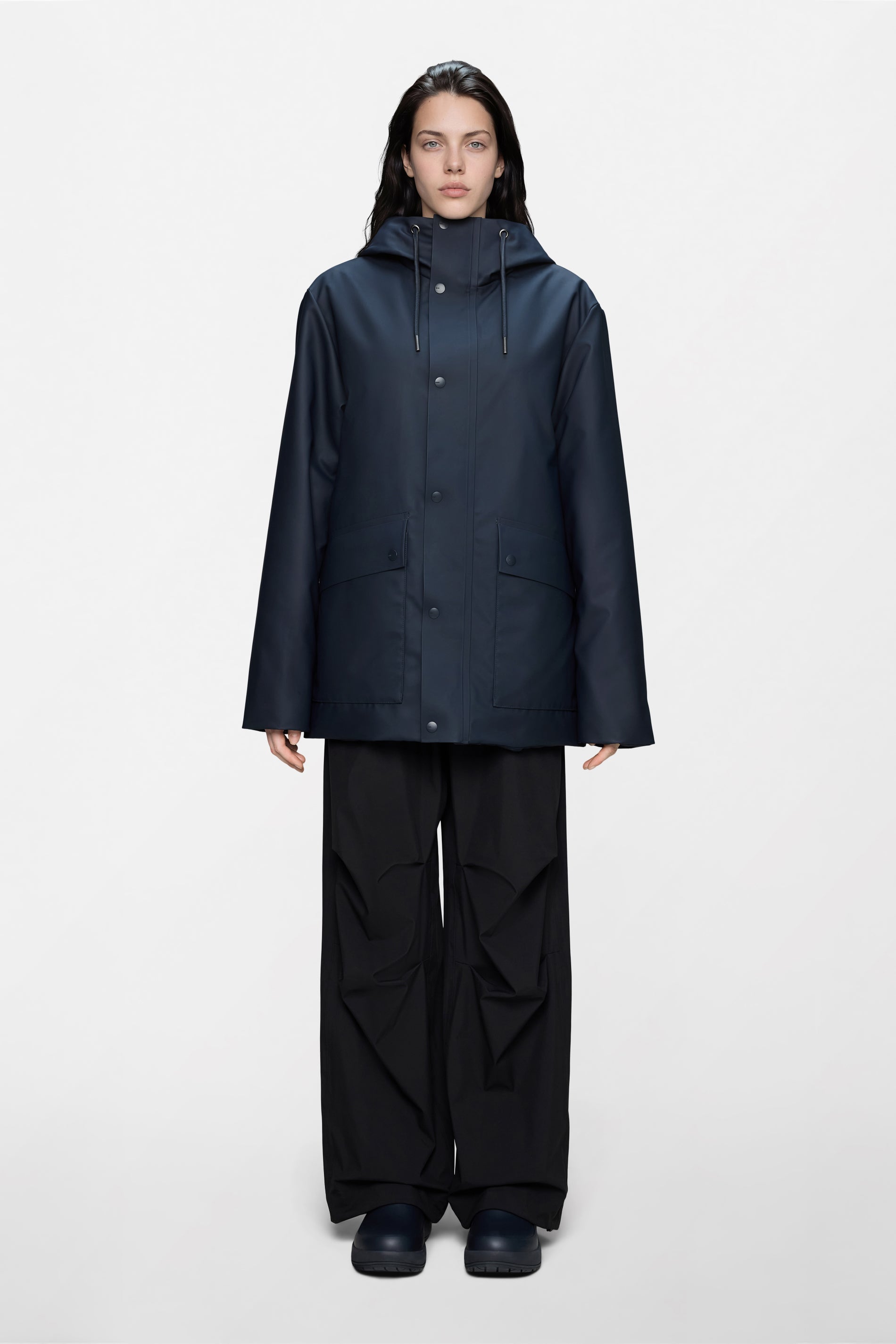 RAINS Nome Parka Navy Jacket