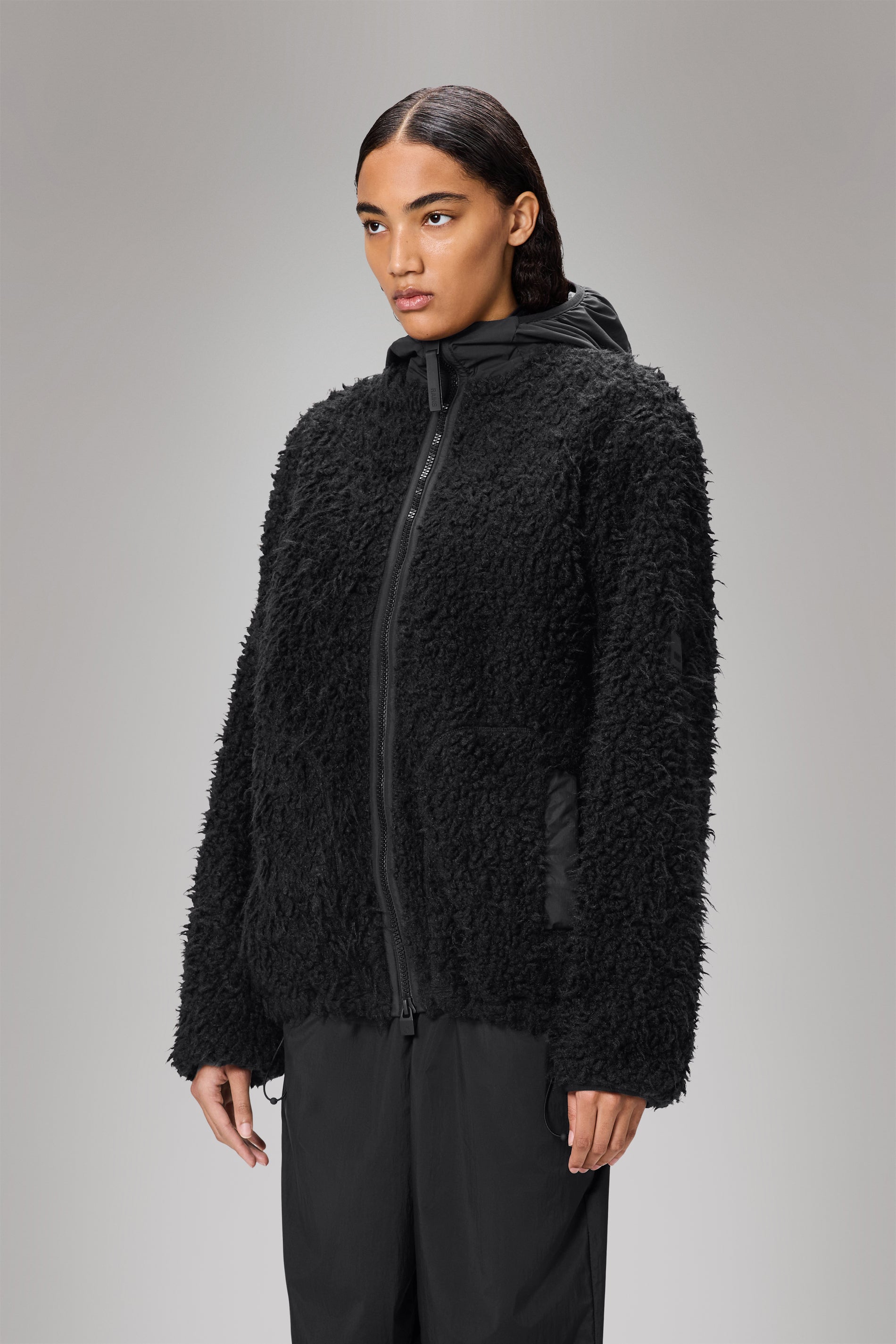 RAINS Trikala Vision Fleece Jacket Black Jacket