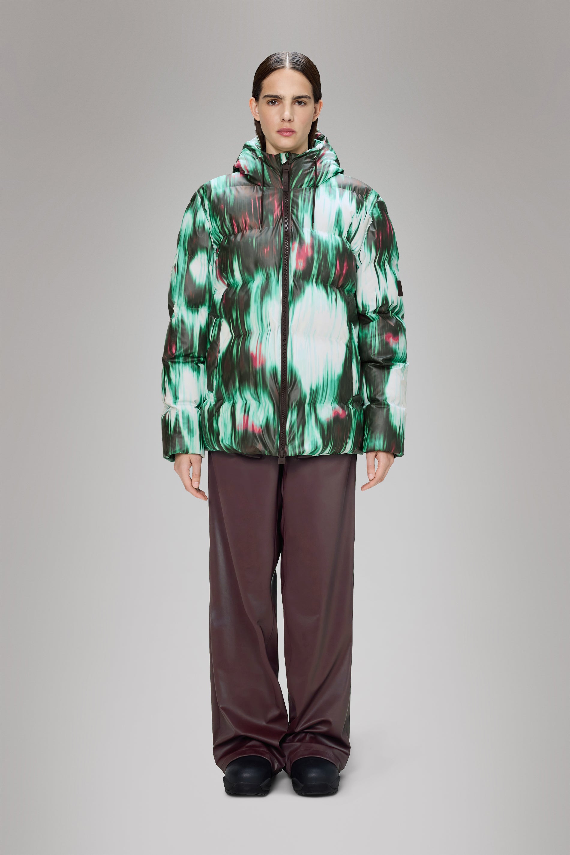 Rains Alta Puffer Jacket Blur Jacket