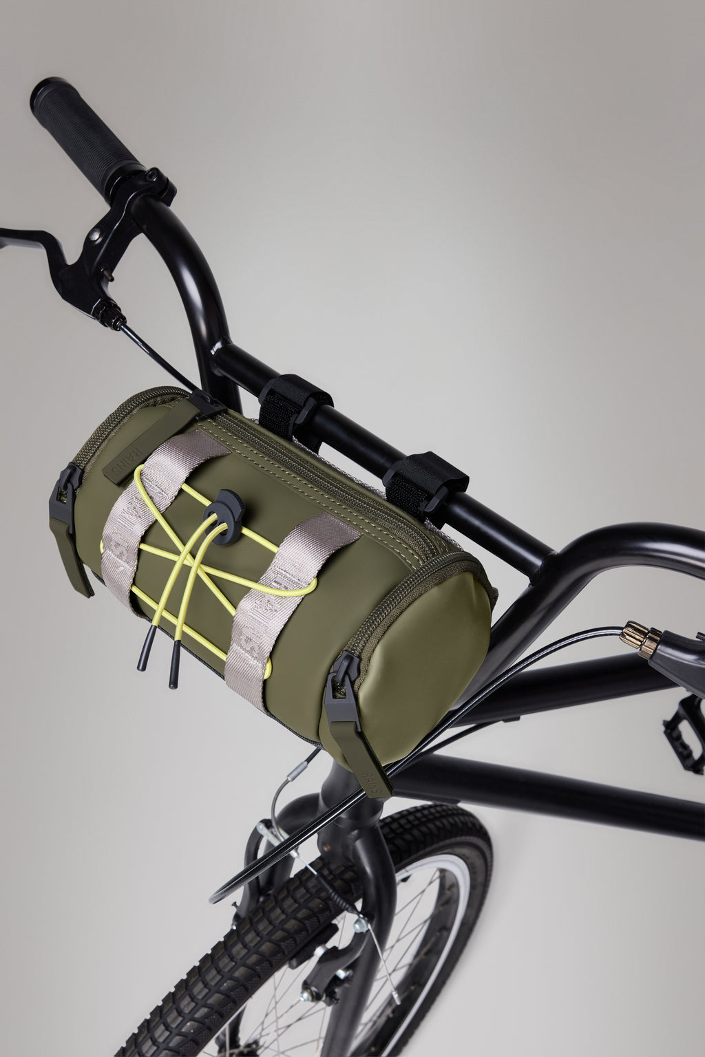 Rains® Trail Mountaineer Bar Bag in Marsh for £79 No Custom Duty