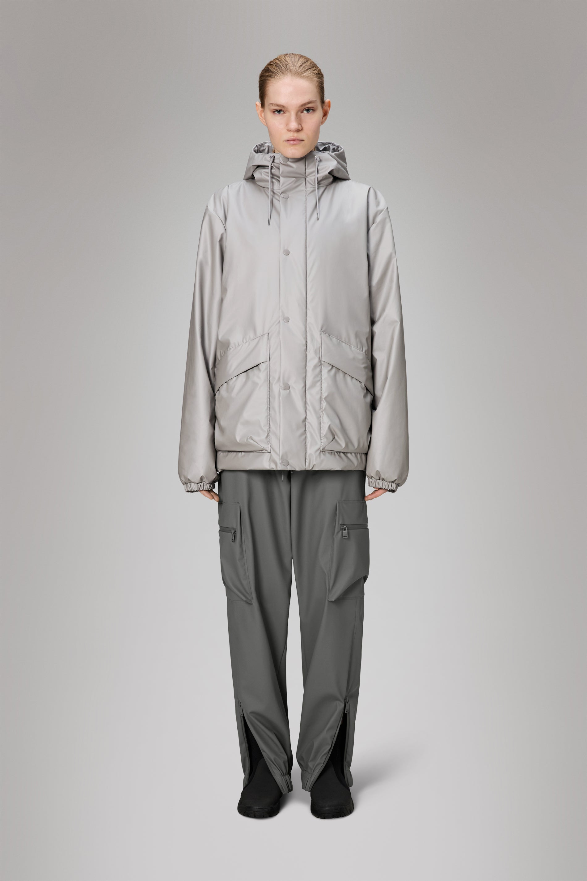 RAINS Lohja Insulated Cargo Jacket Nimbus Jacket