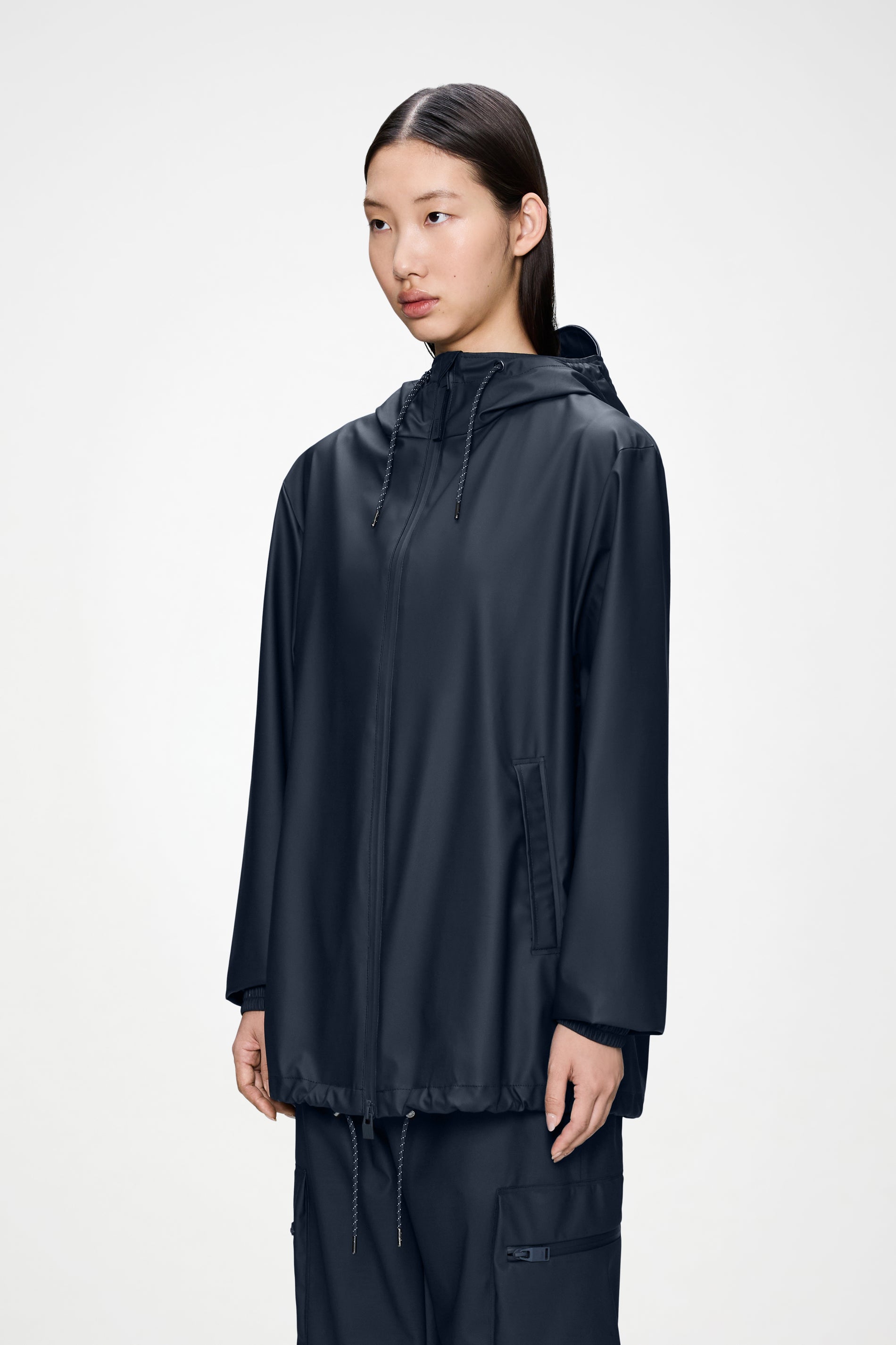 RAINS Storm Breaker Navy Jacket