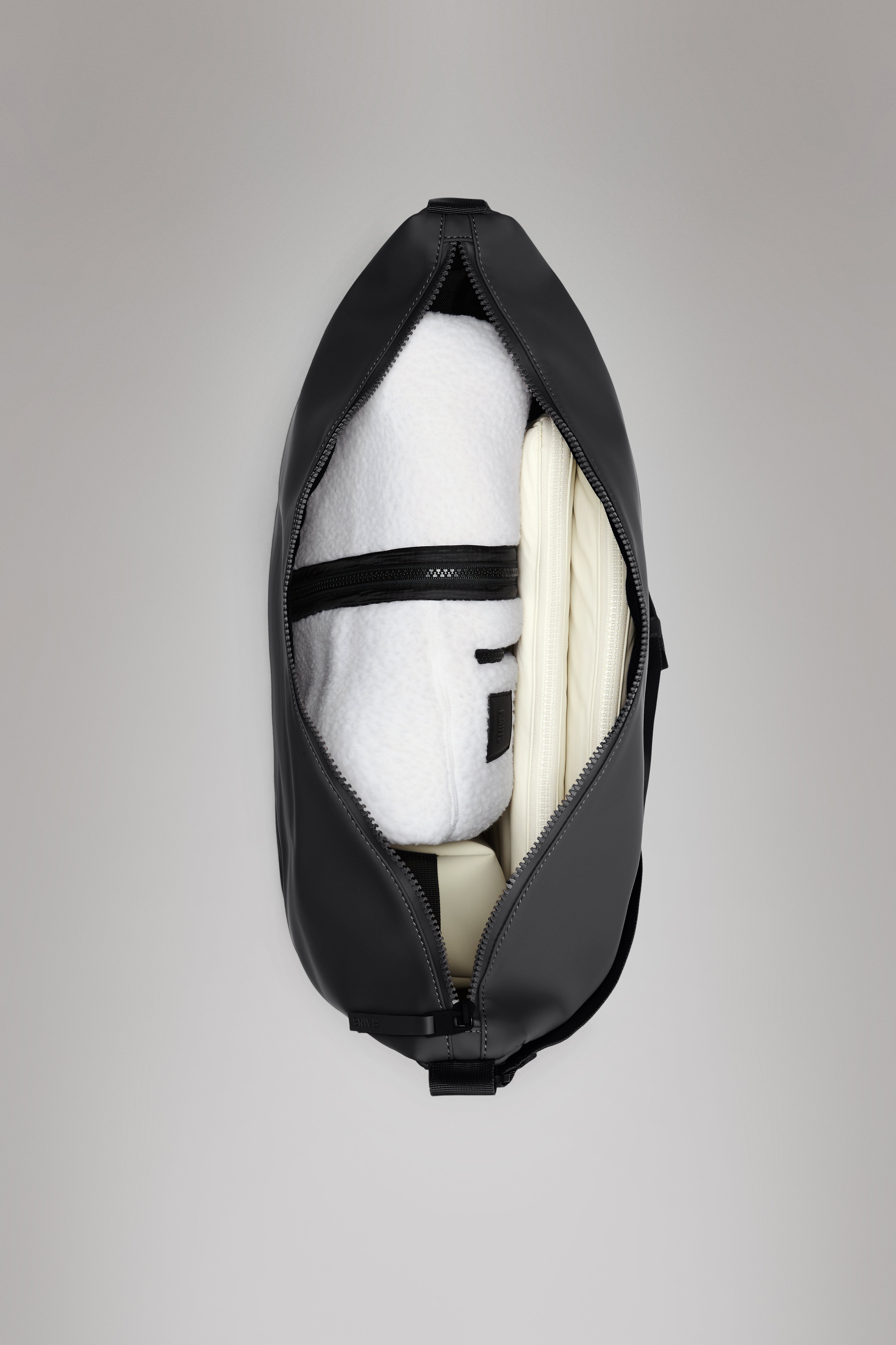 RAINS Valera Shoulder Bag Large Black Crossbody