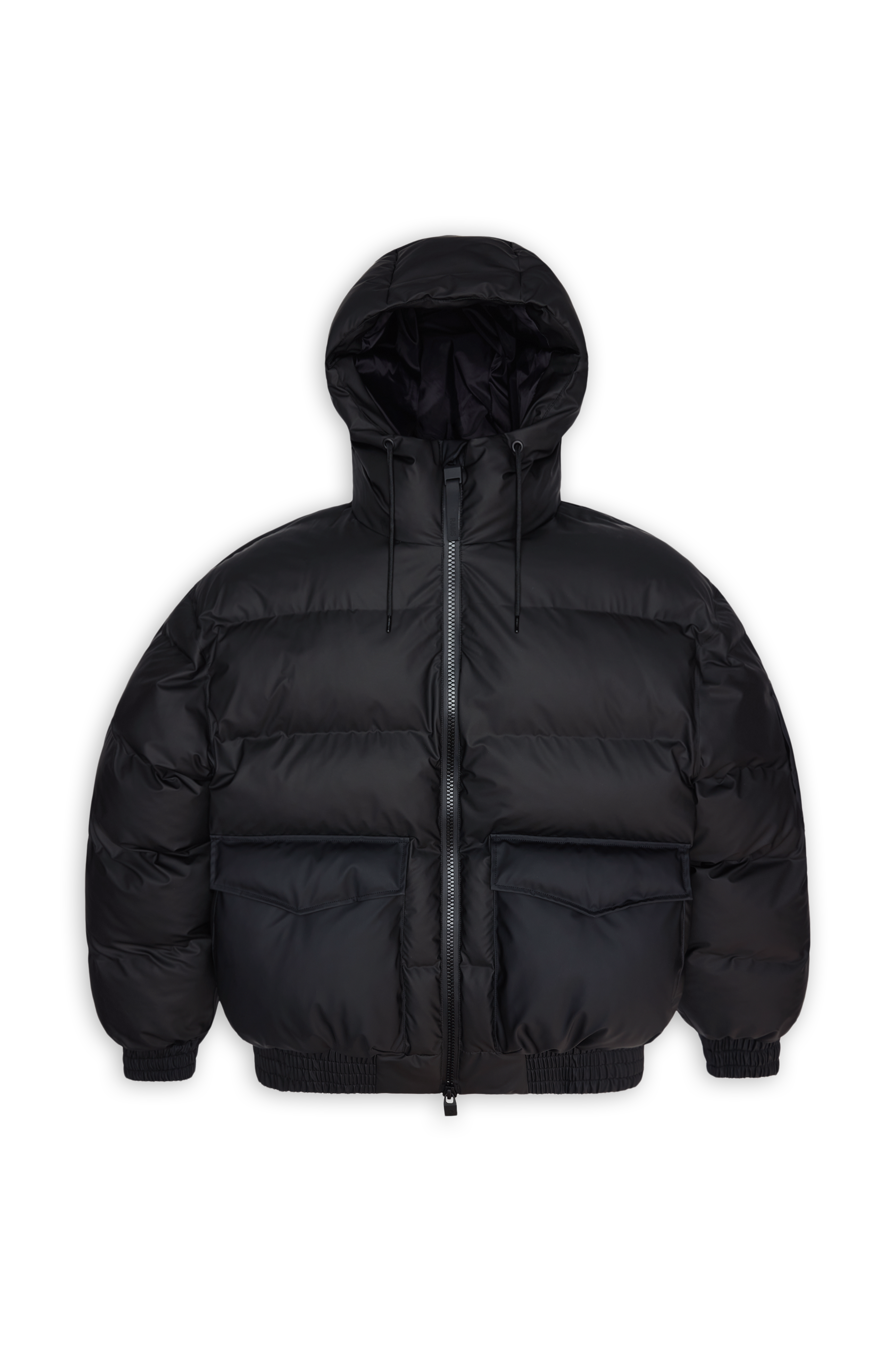 RAINS Alta Bomber Puffer Jacket Black Jacket