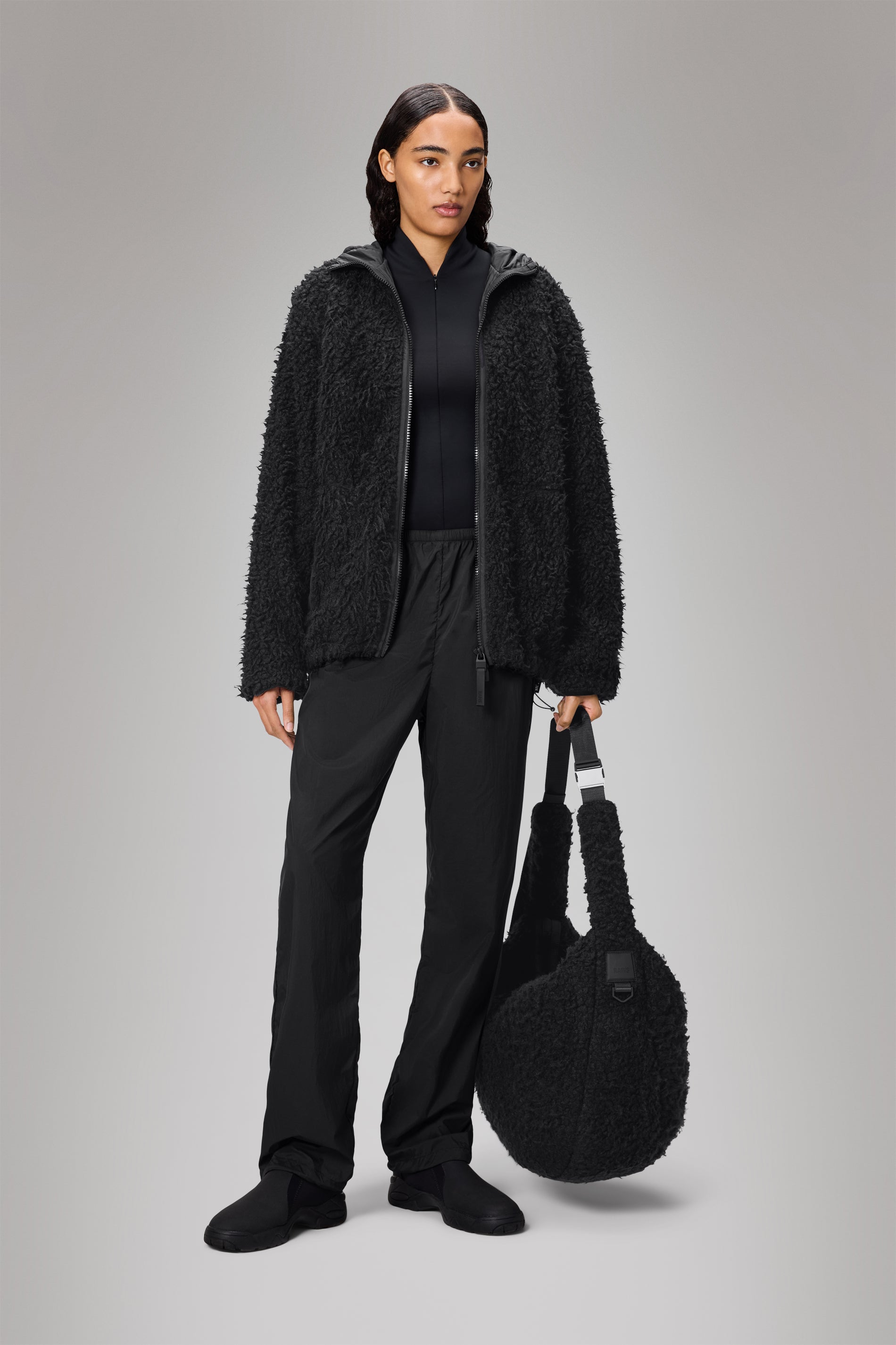 RAINS Trikala Vision Fleece Jacket Black Jacket