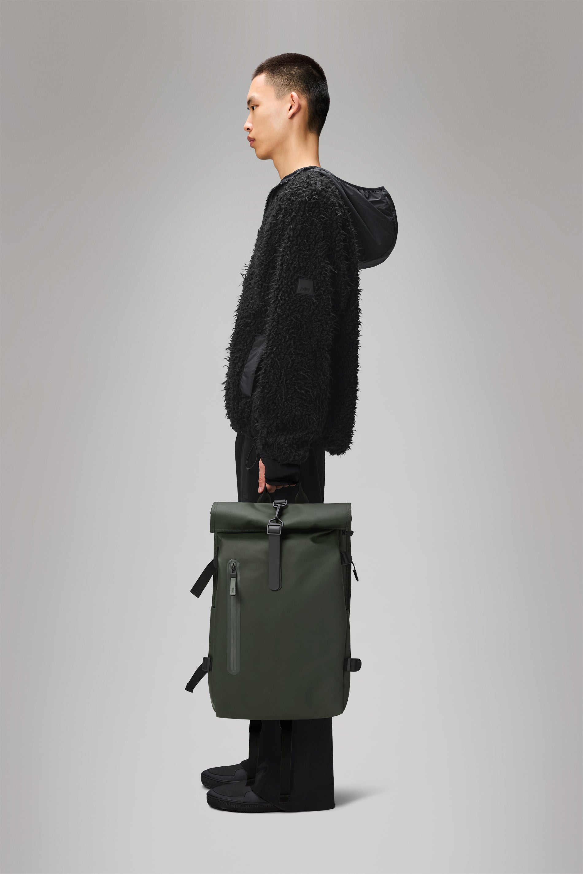Rolltop Rucksack Large In Black For 614 Zł