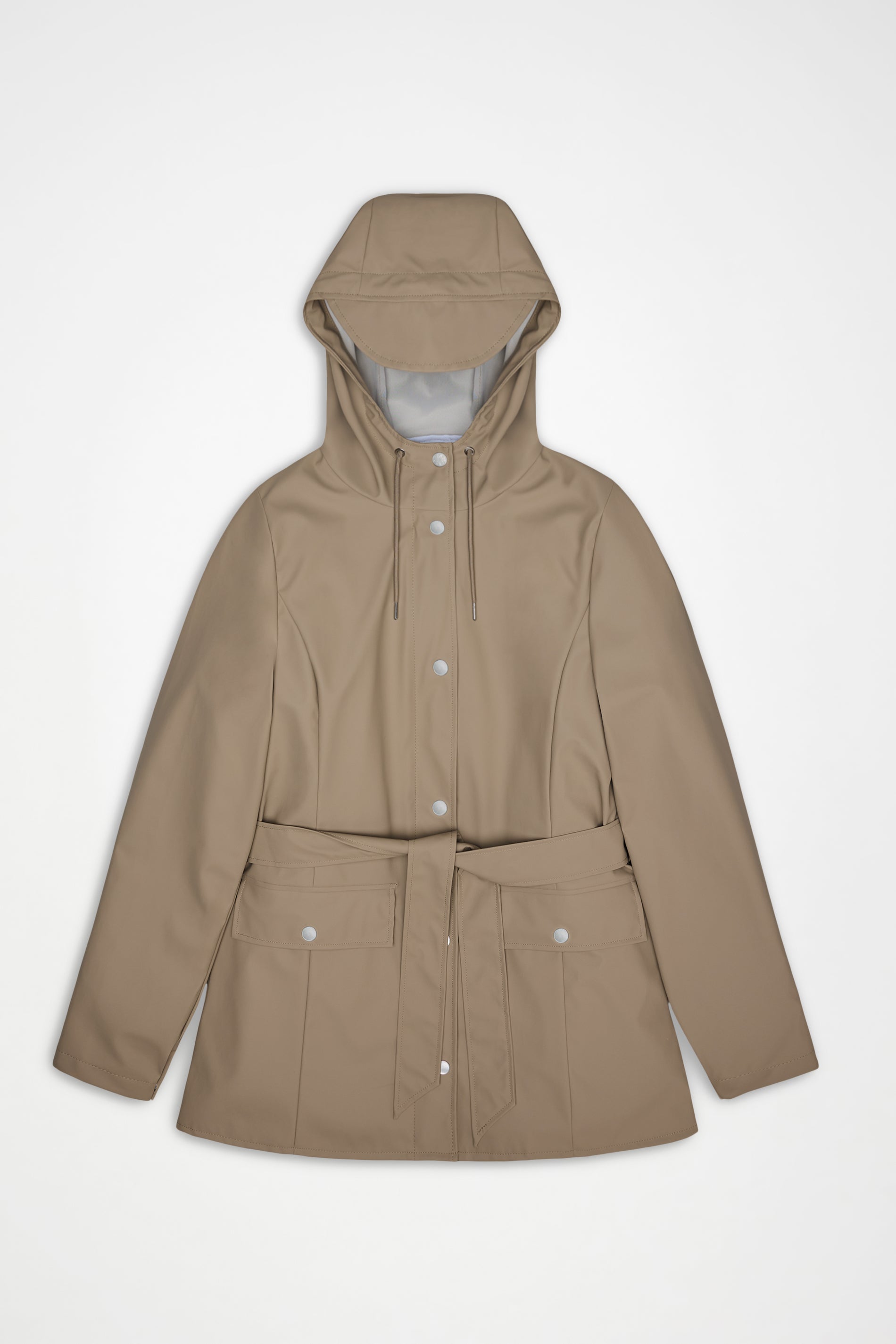 RAINS Curve Jacket Beige Jacket