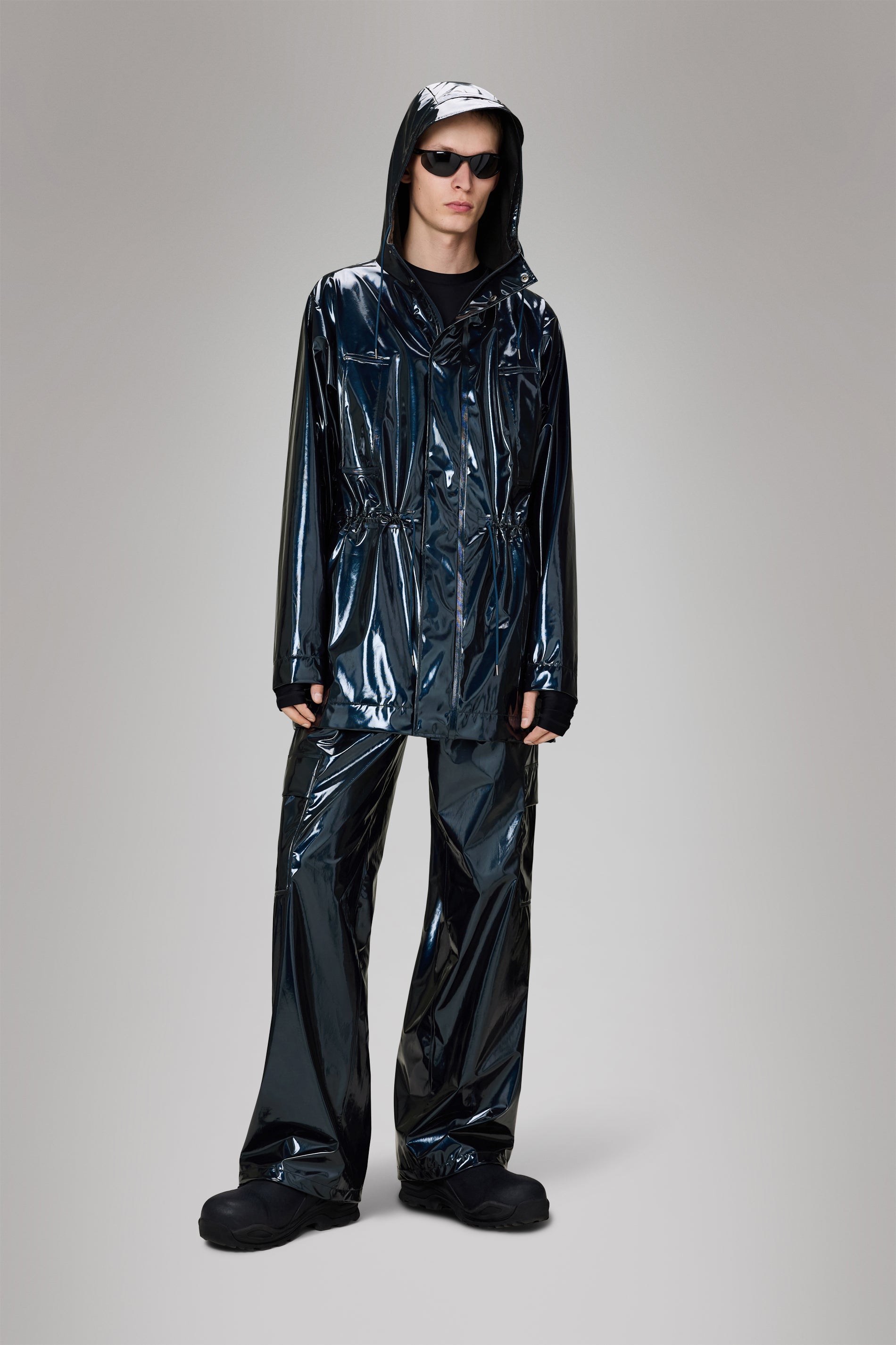 RAINS Bold Long Jacket Spill Jacket