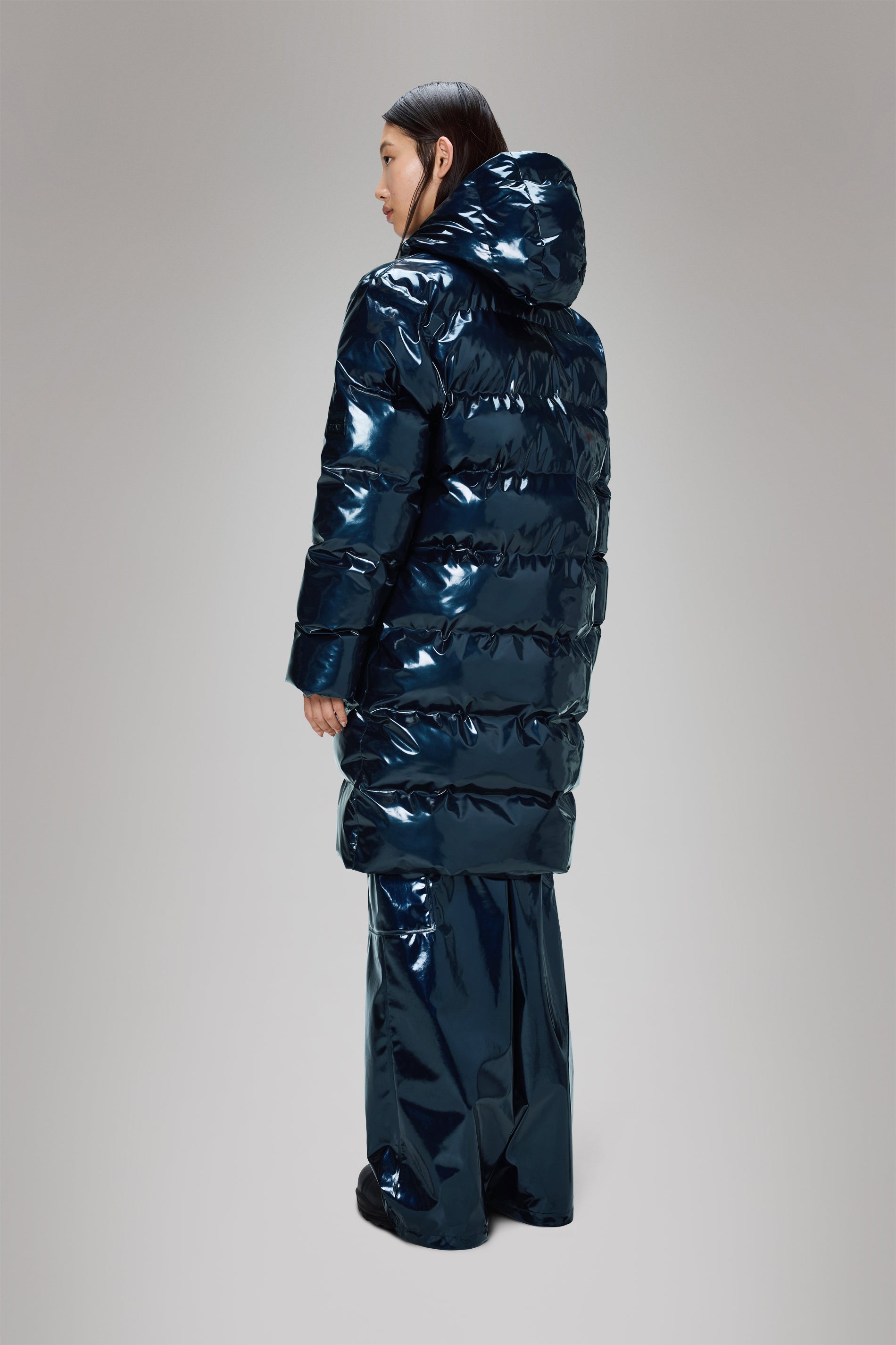 Rains Alta Longer Puffer Jacket Spill Jacket