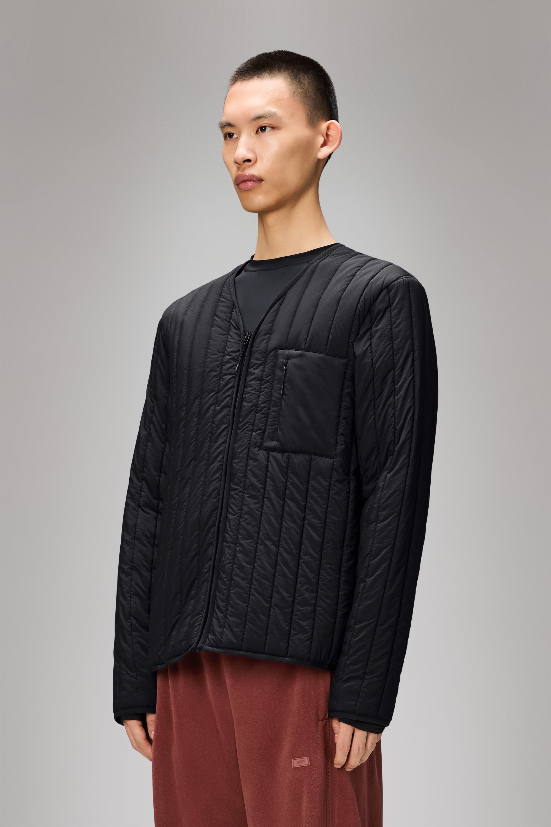 RAINS Banja Liner Jacket Black Jacket