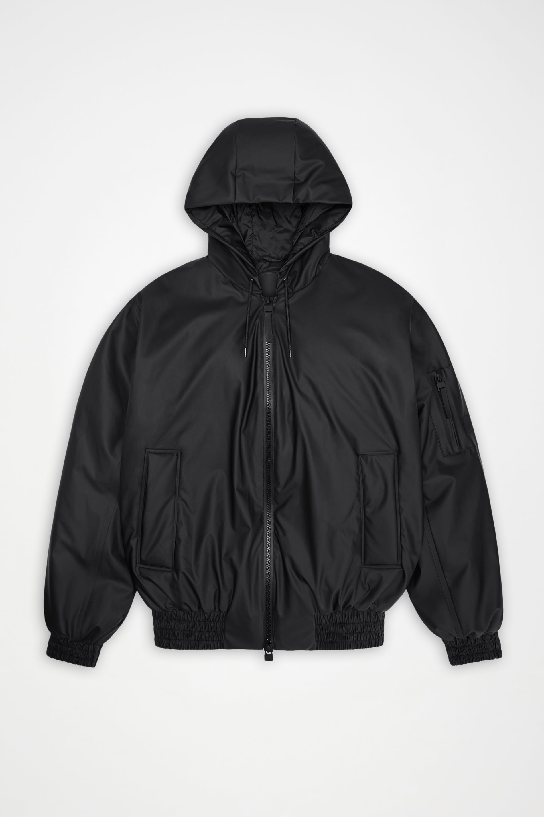 RAINS Lohja Insulated Bomber Jacket Black Jacket
