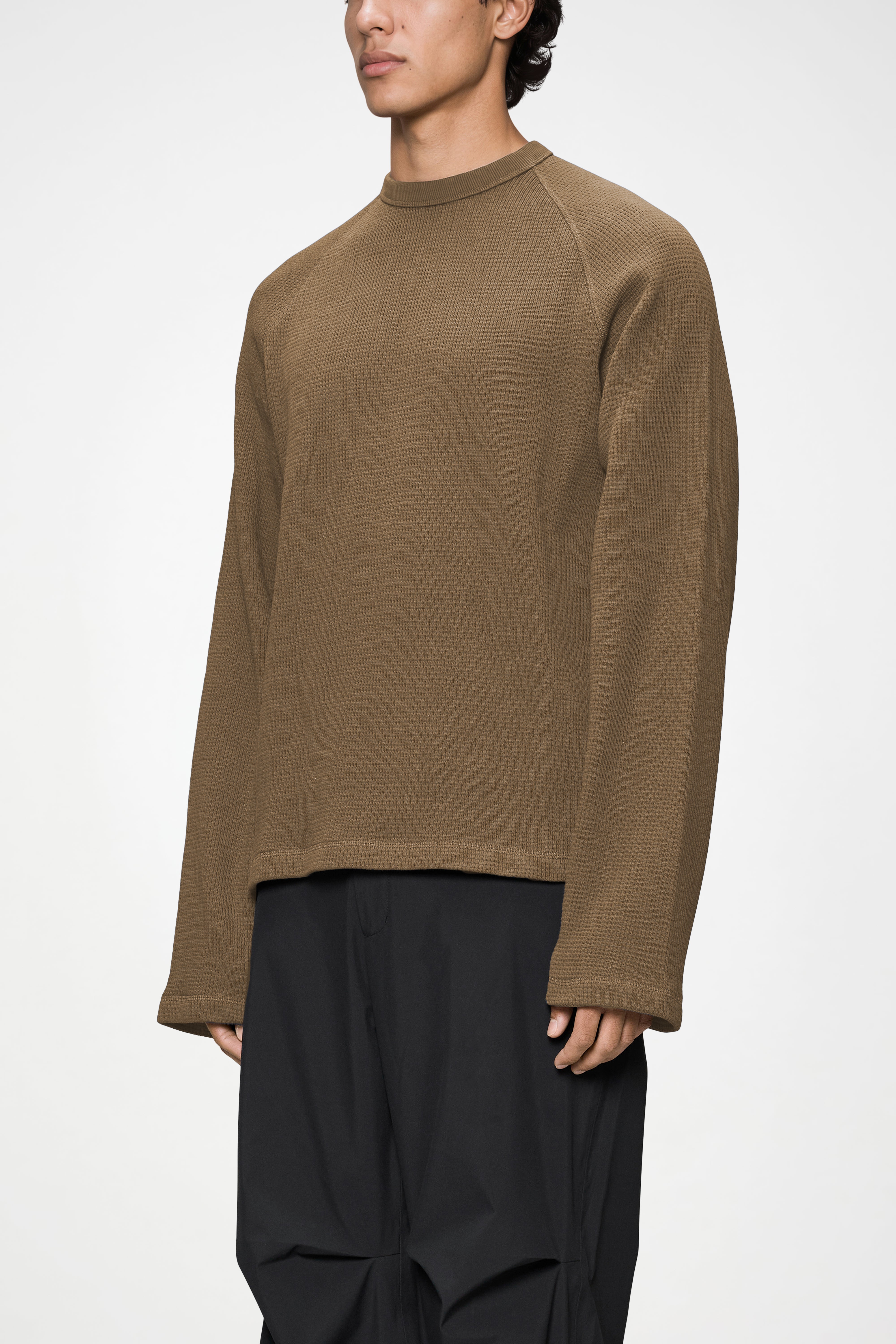 RAINS Waffle Long Sleeve T-Shirt Rains Splinter Long Sleeve