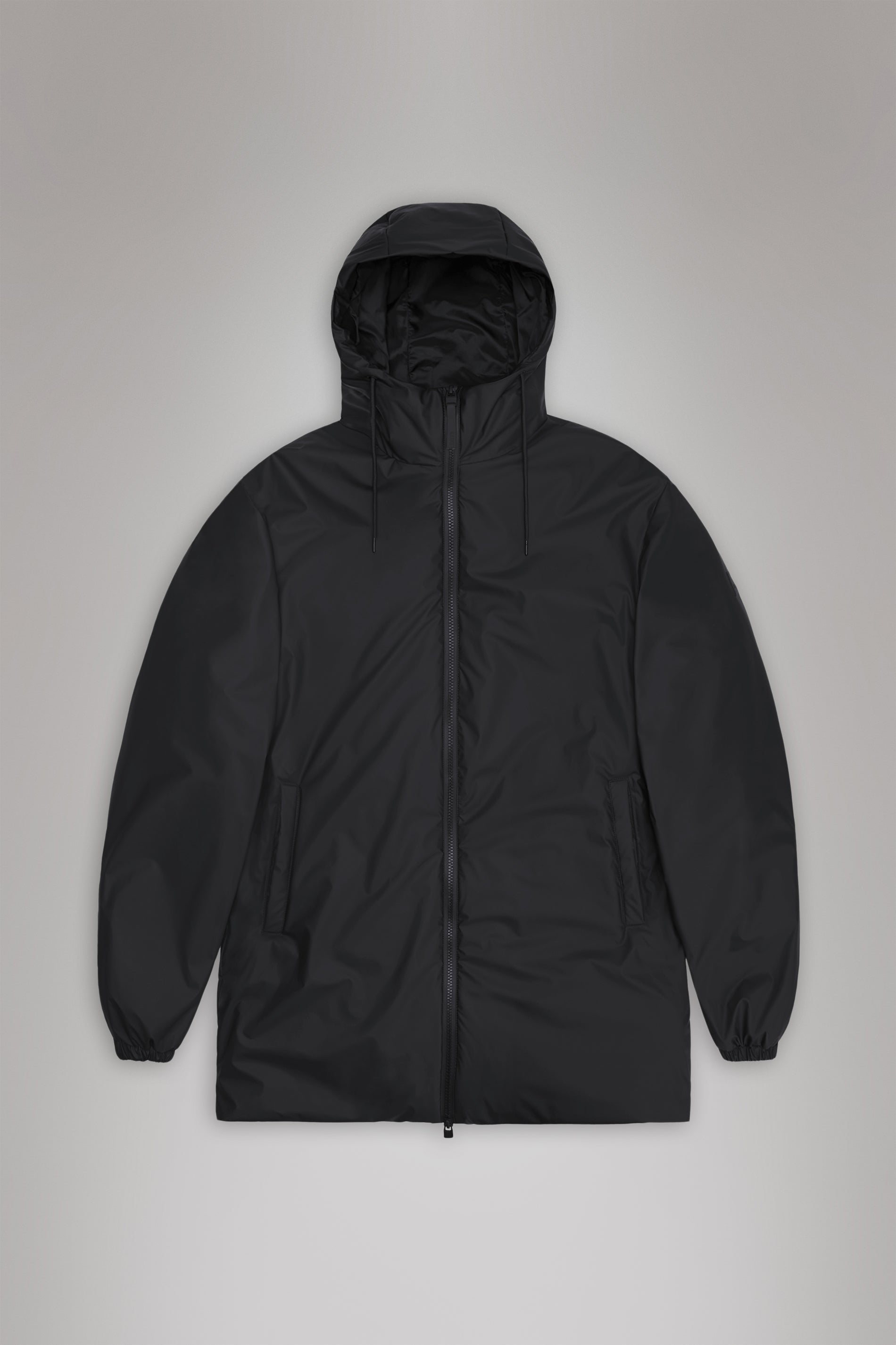RAINS Lohja Long Insulated Jacket Black Jacket