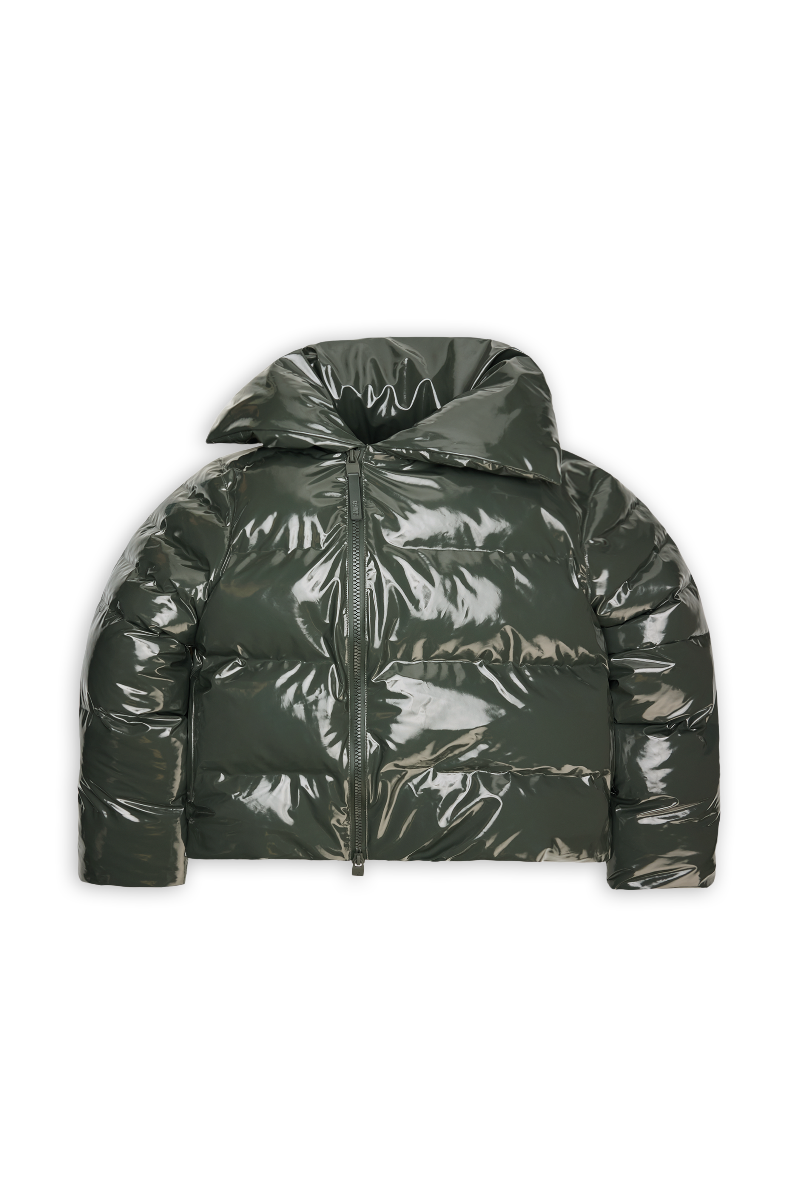 Rains Alta Vision Short Puffer Jacket Swamp Jacket