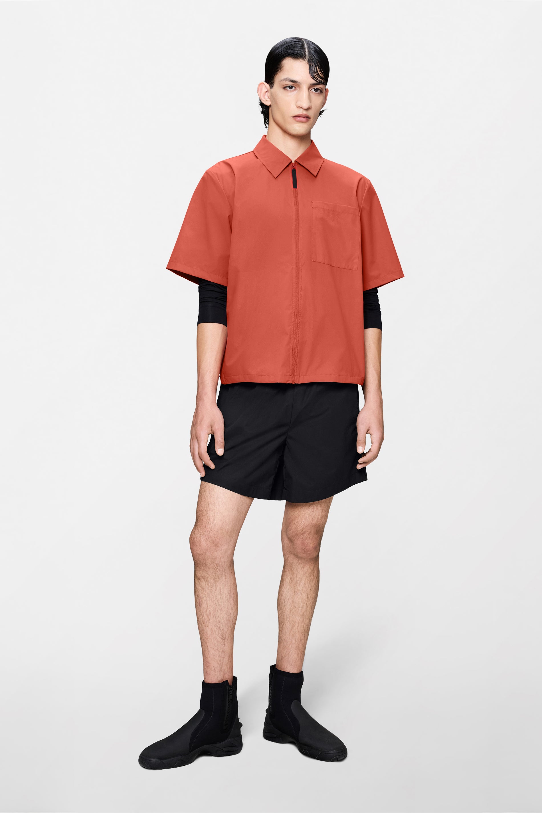 RAINS Mito Short Sleeve Shirt Kiln Short Sleeve