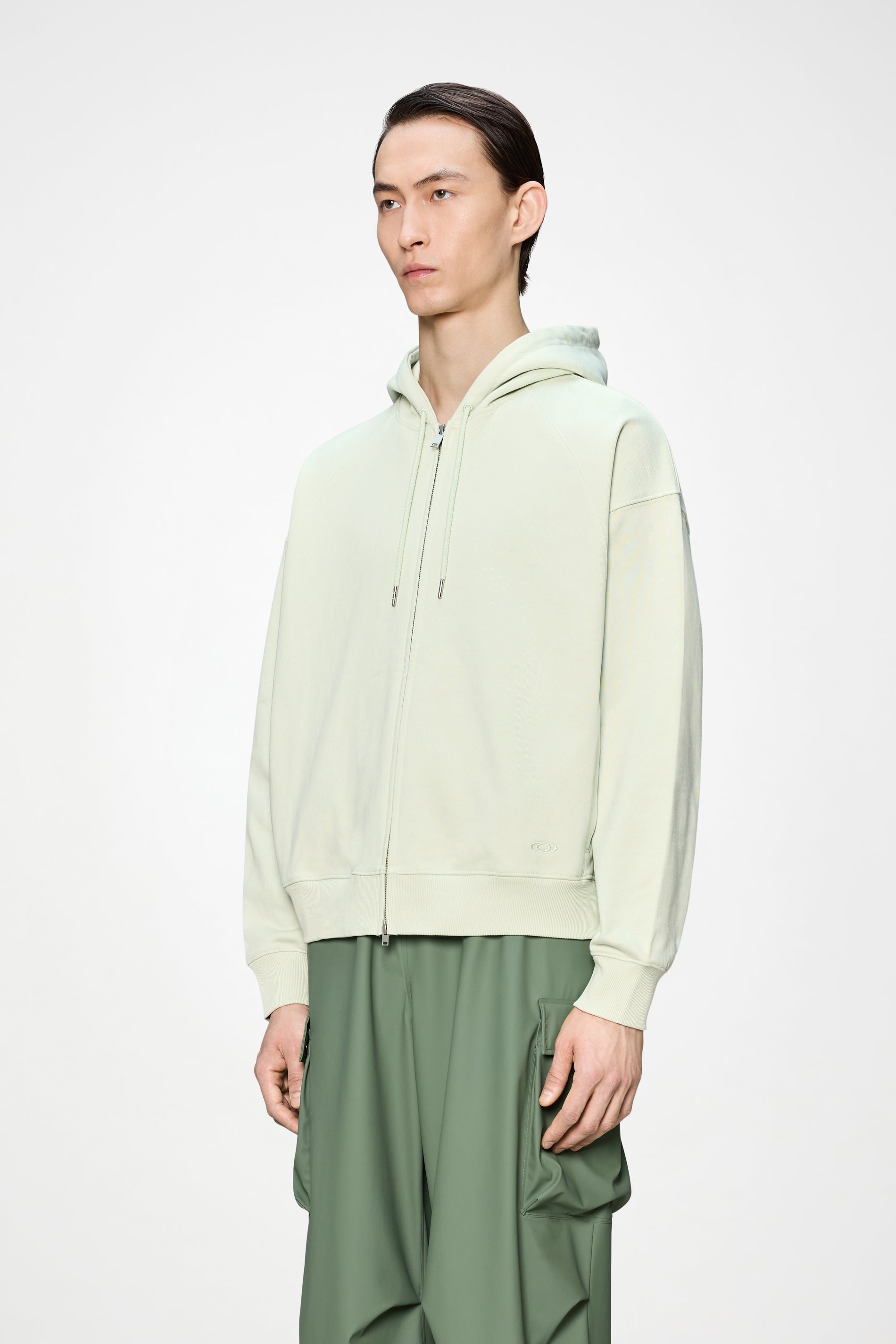 RAINS Classic Zip Hoodie Daze Long Sleeve