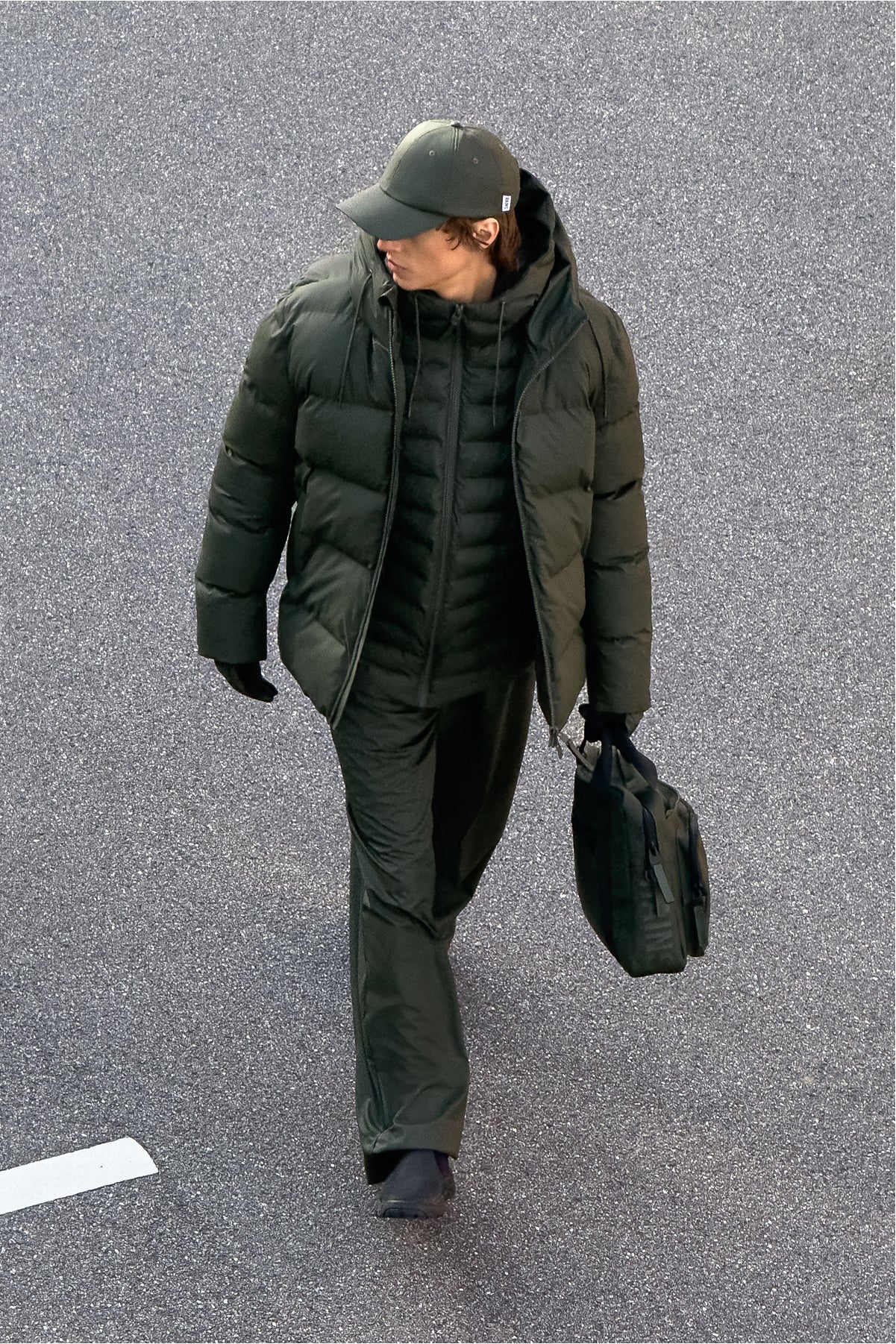 Rains Alta Puffer Jacket Green Jacket