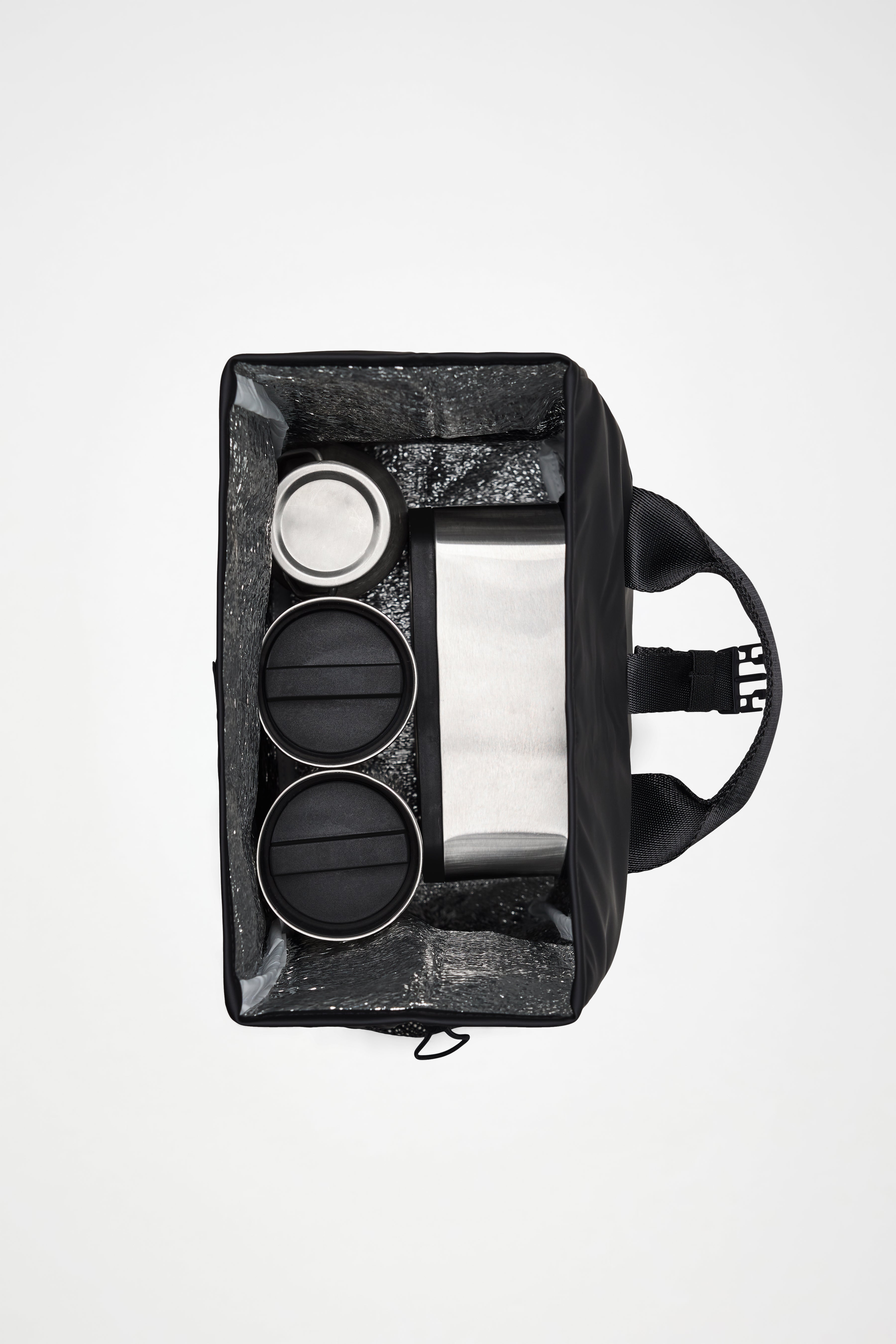 RAINS Lunch Bag Large Black Lunch Bag